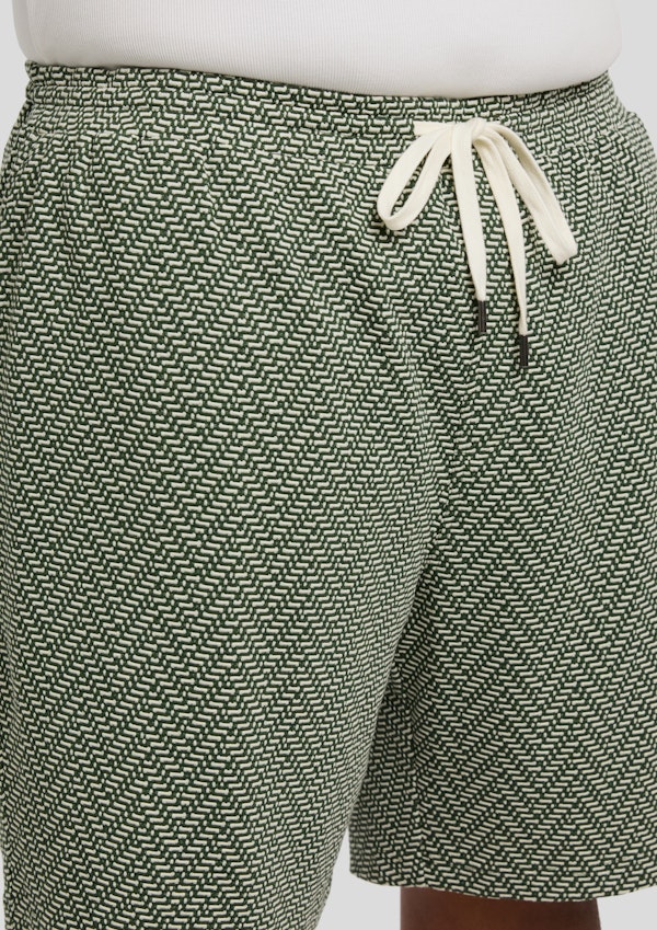 Green Ziggy Jacquard Short