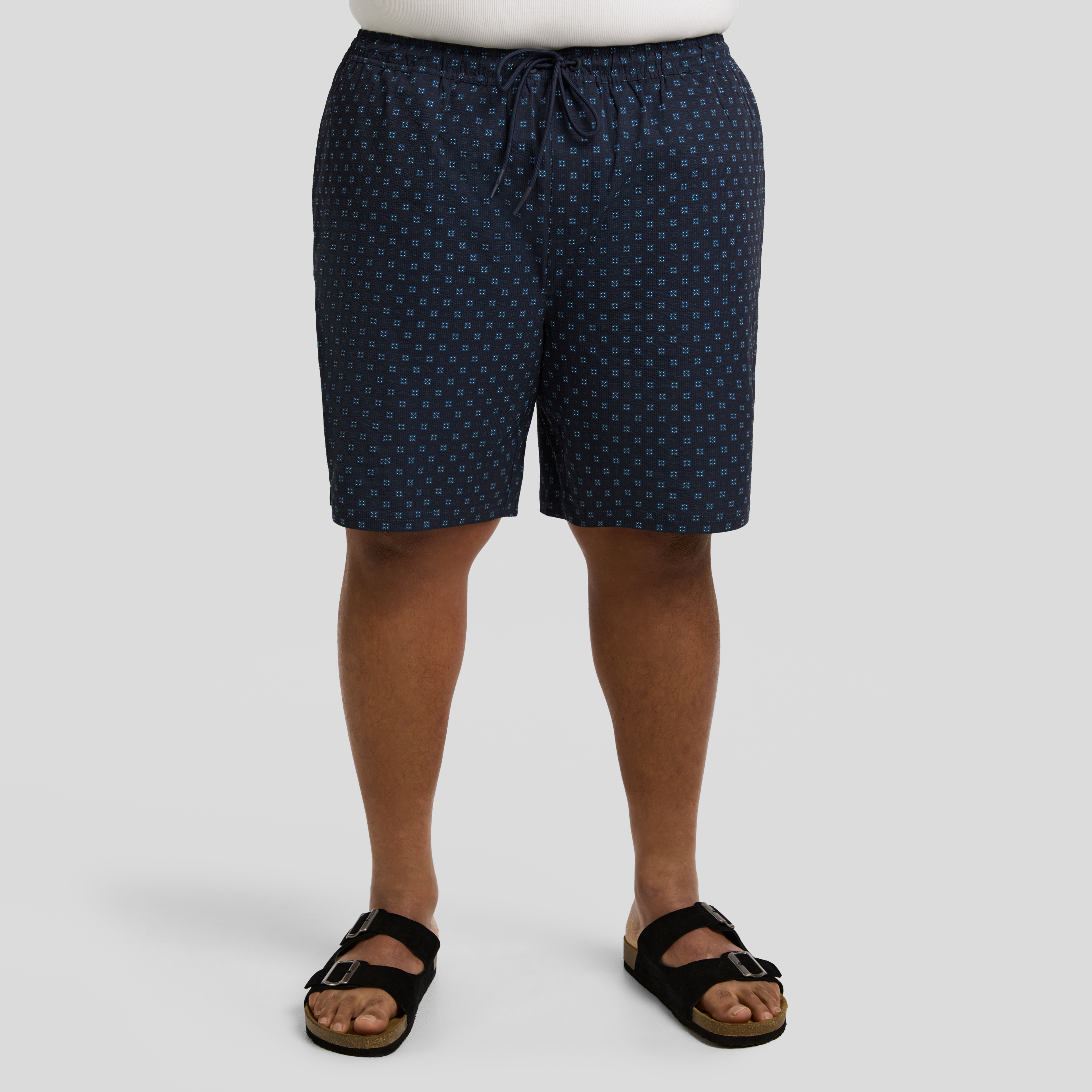Geo Seersucker Swim Short
