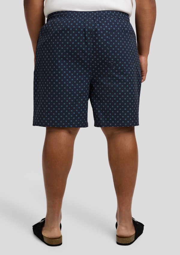 Geo Seersucker Swim Short