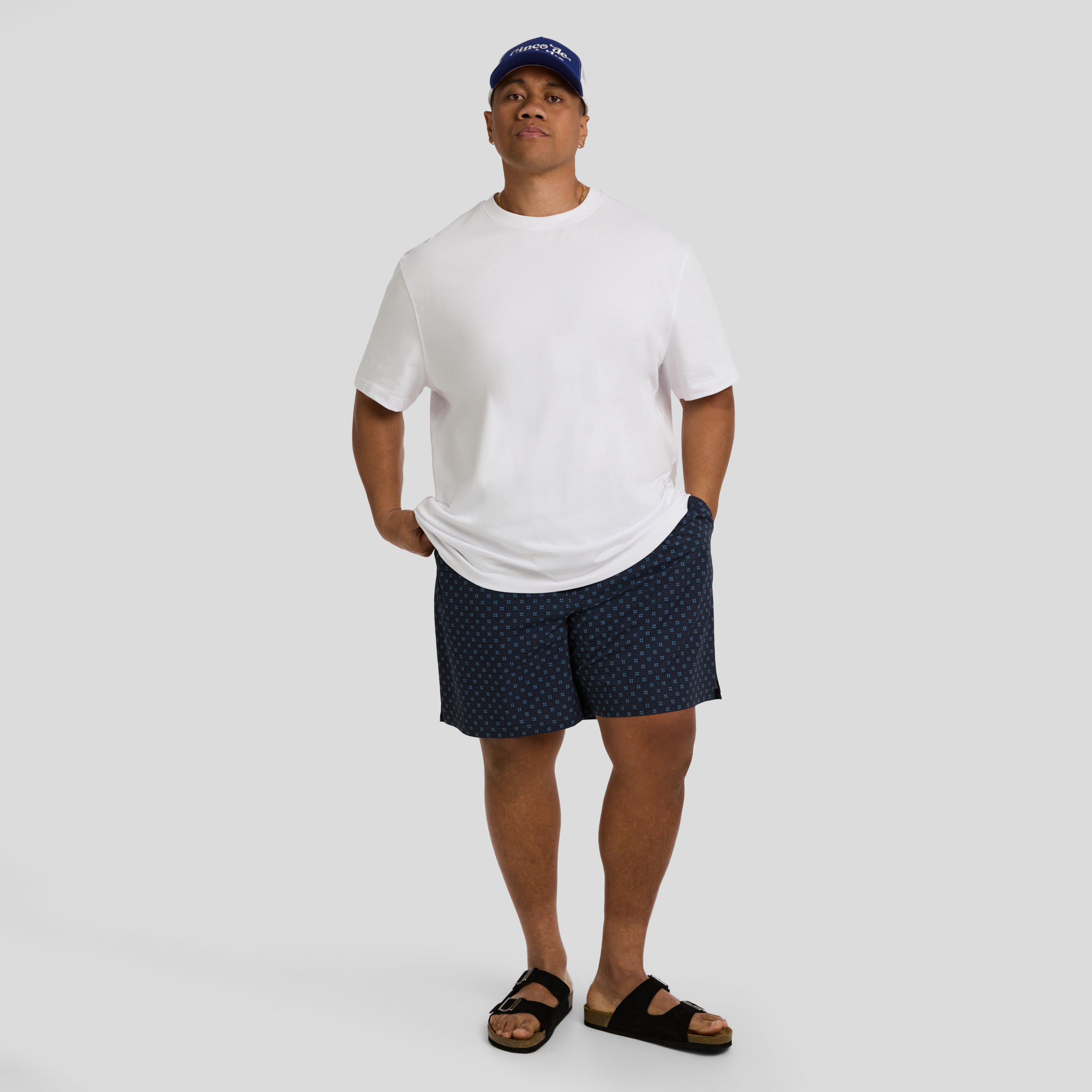 Geo Seersucker Swim Short