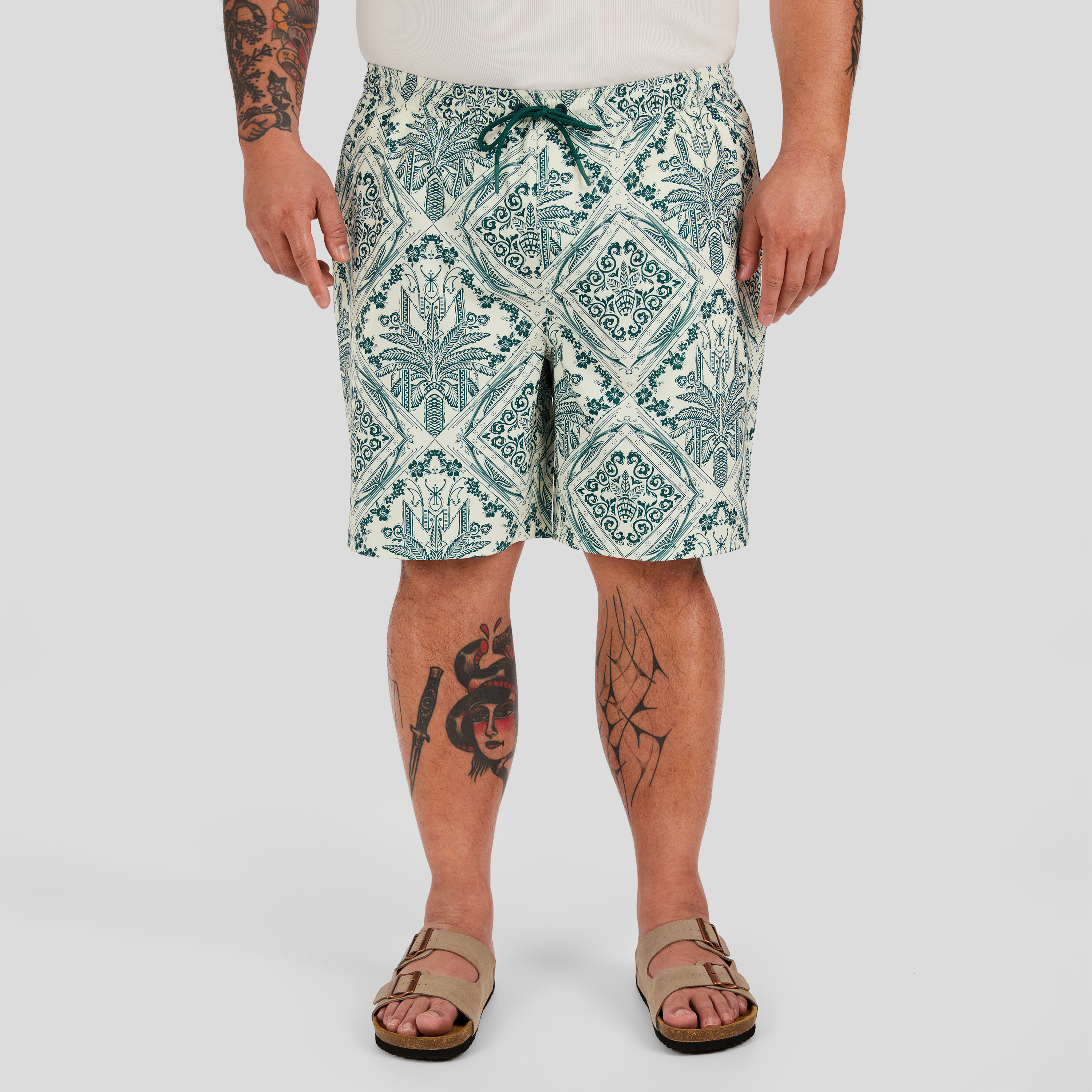 Diamond Print Swim Short