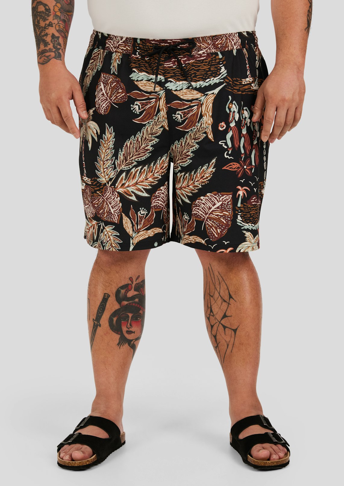 Island Life Print Swim Short