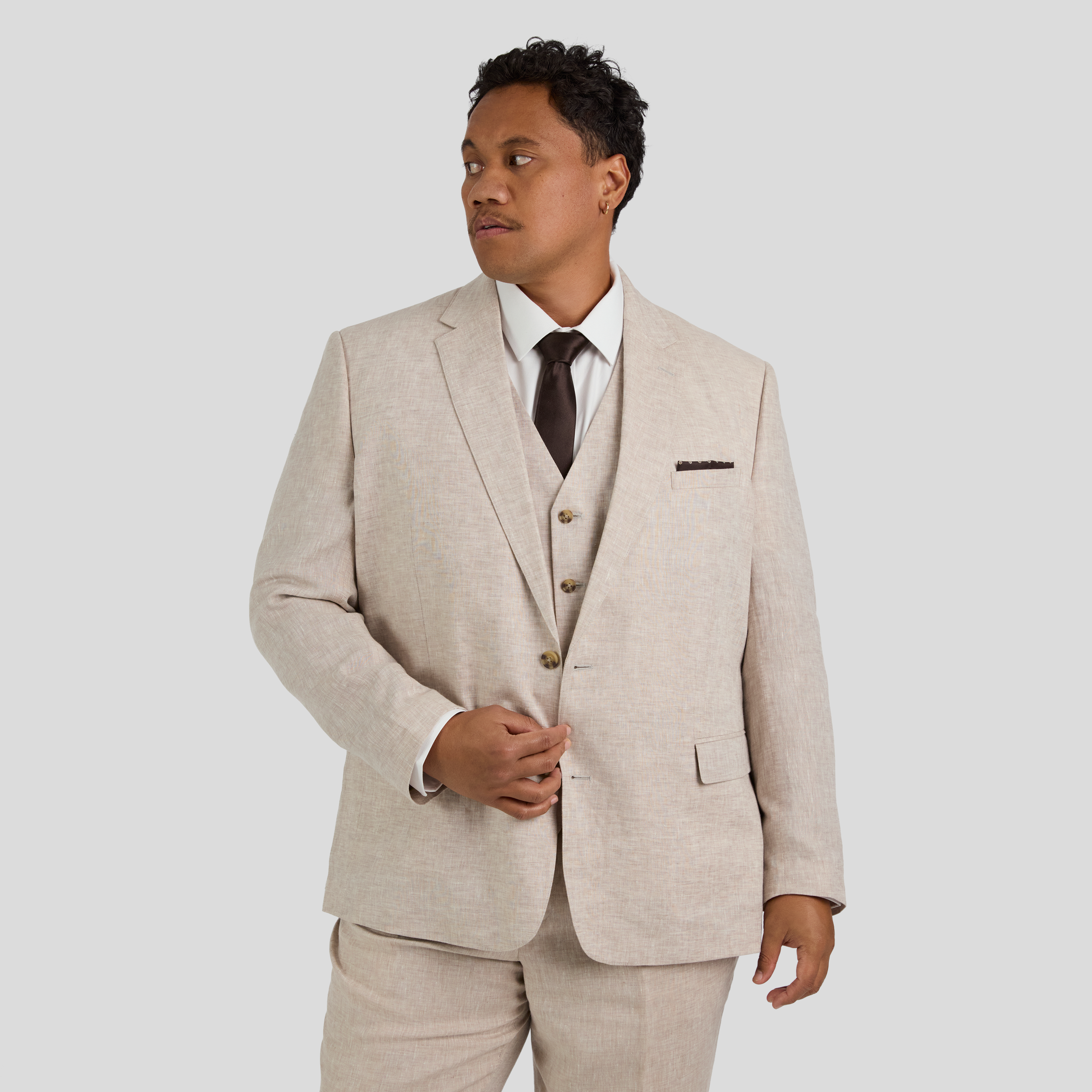 Matteo Linen Suit Jacket