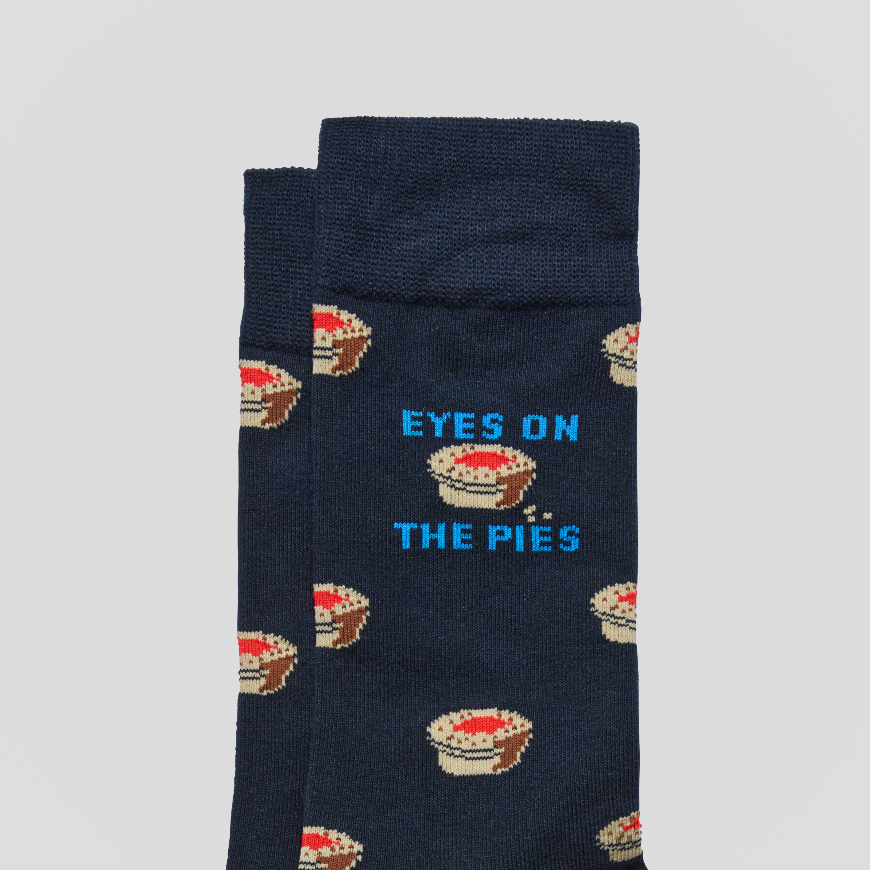 Navy Pies Fancy Sock