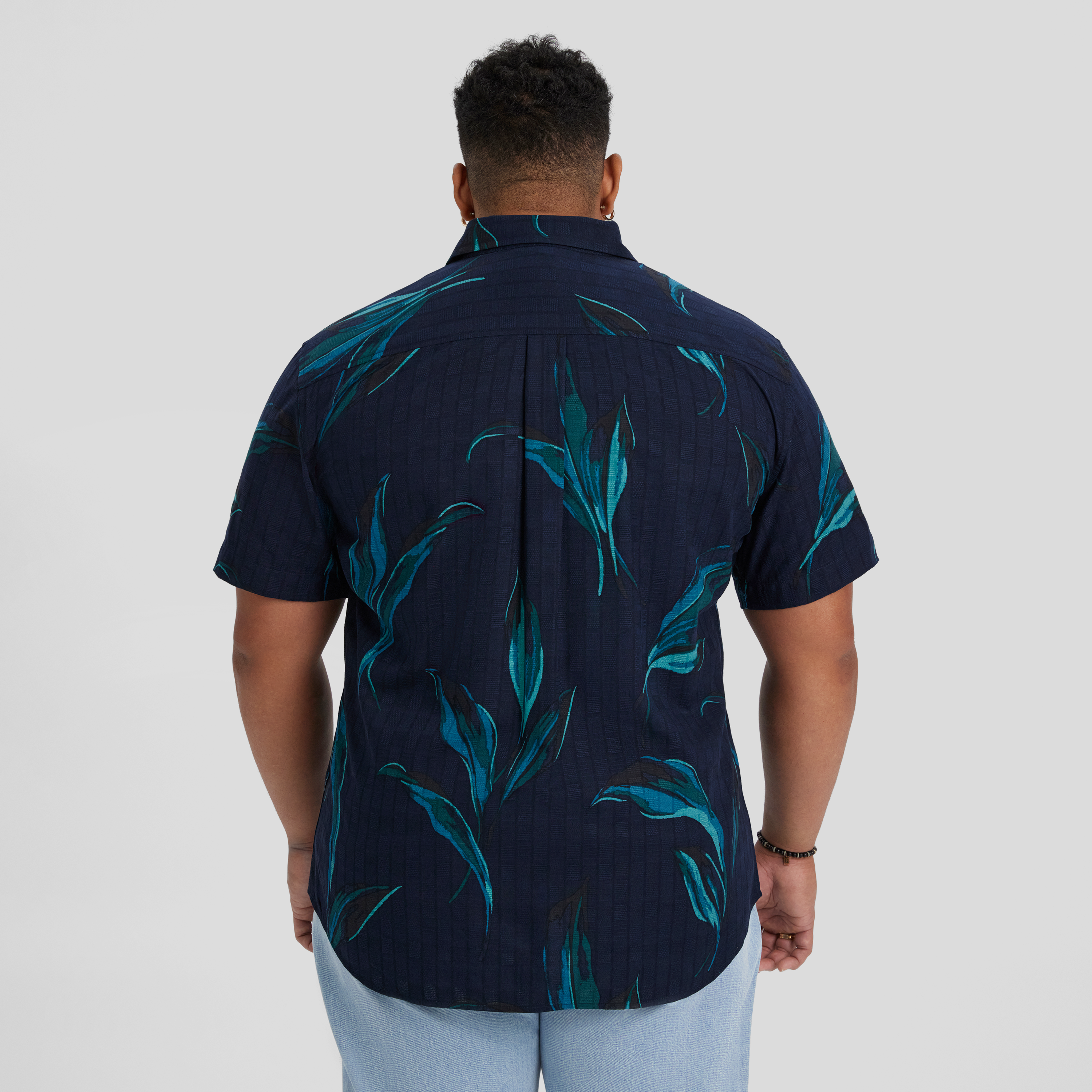 Dark Blue Montpellier Print Shirt