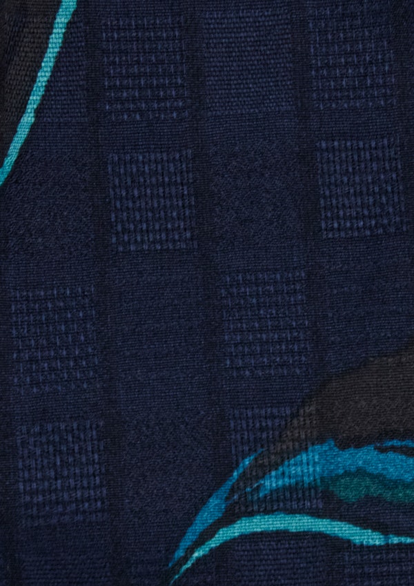 Dark Blue Montpellier Print Shirt