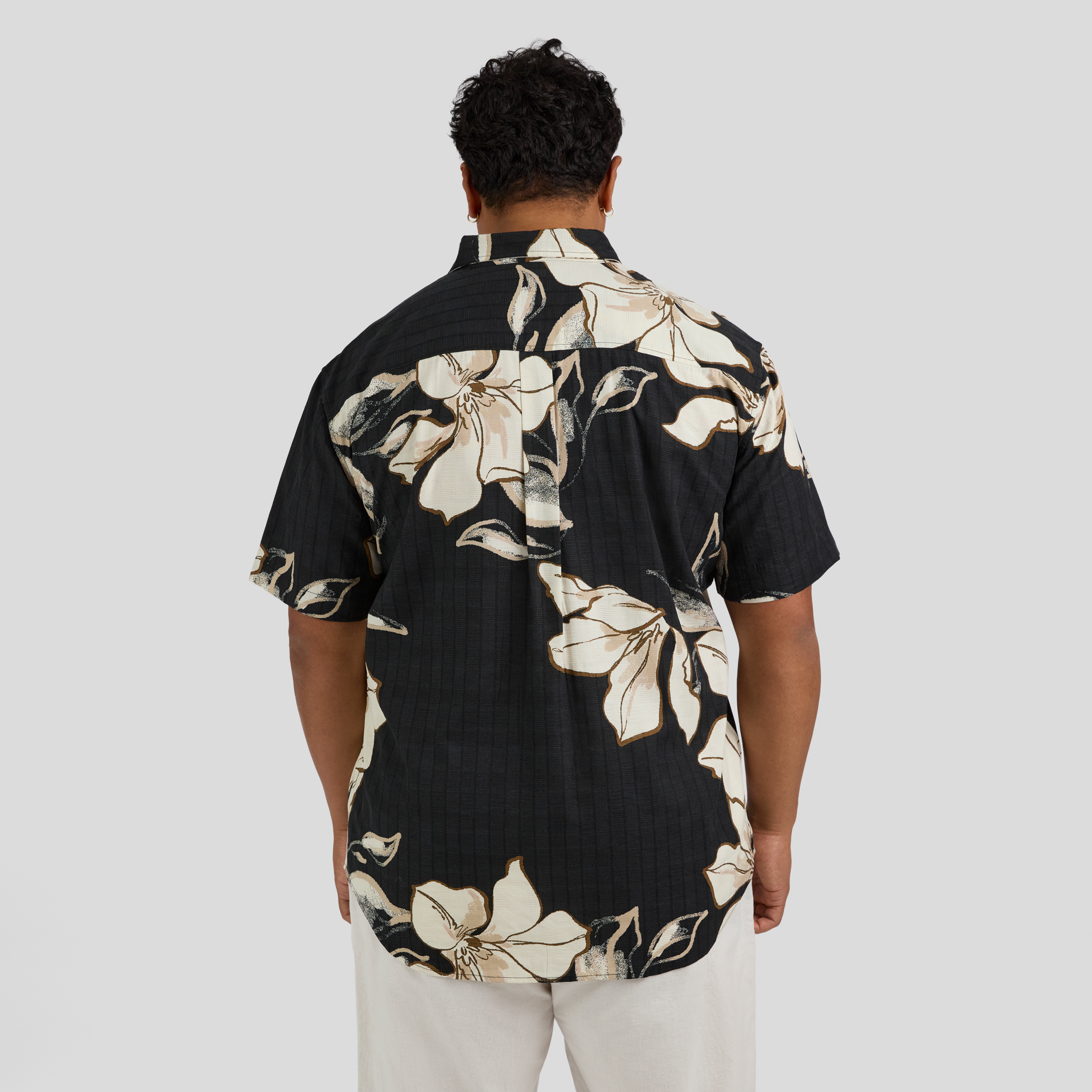 Dark Navy Malta Print Shirt