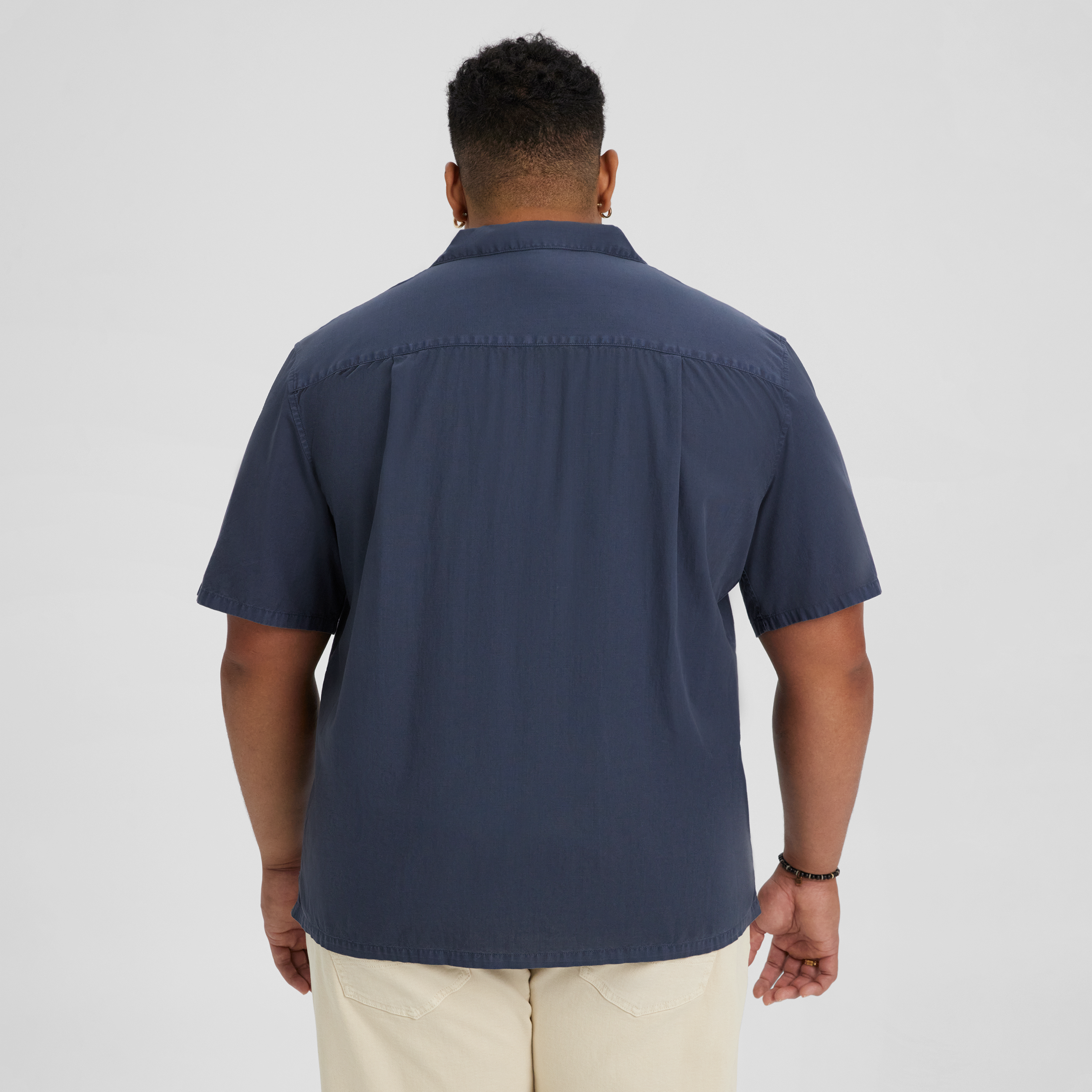 Washed Blue Valencia Boxy Fit Shirt