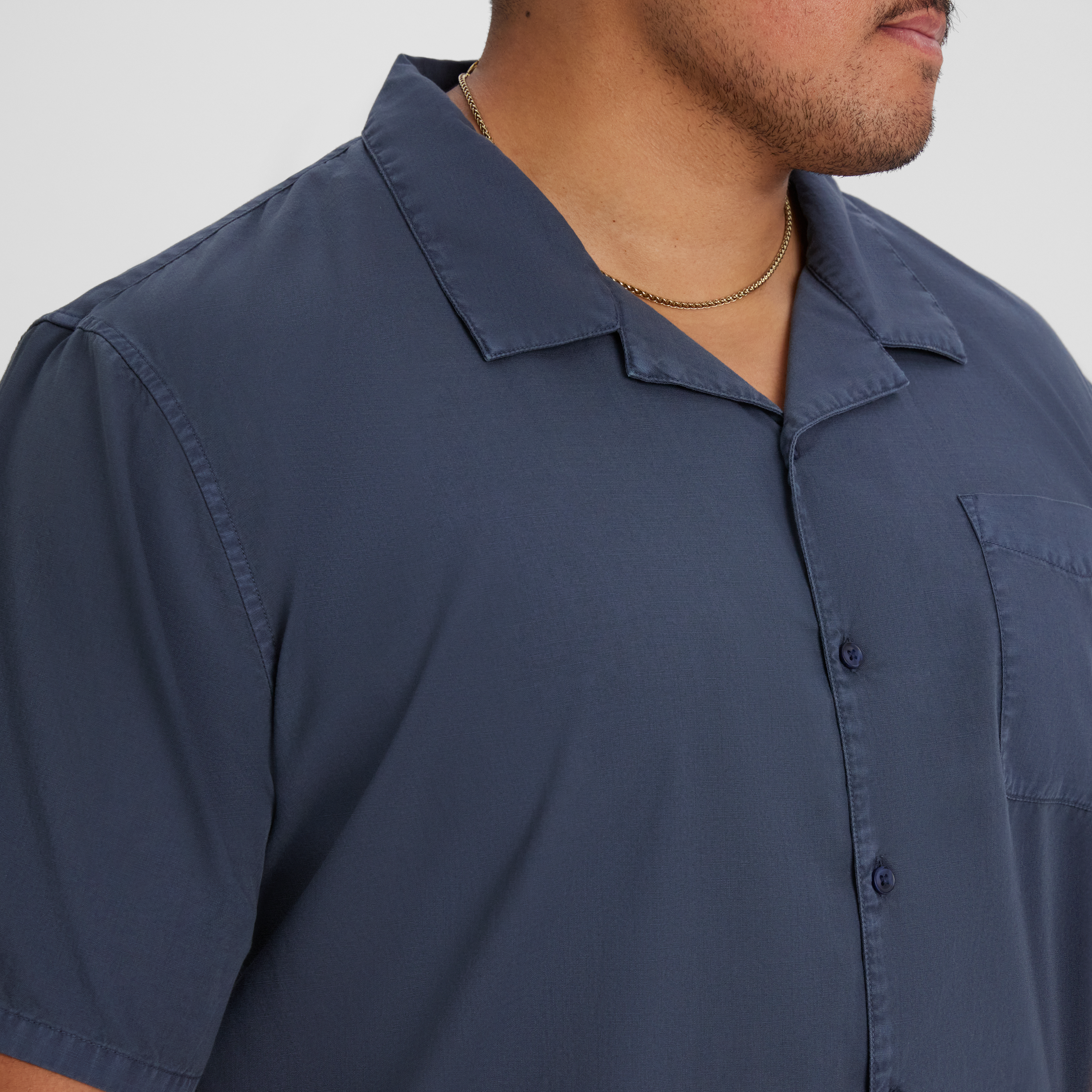 Washed Blue Valencia Boxy Fit Shirt