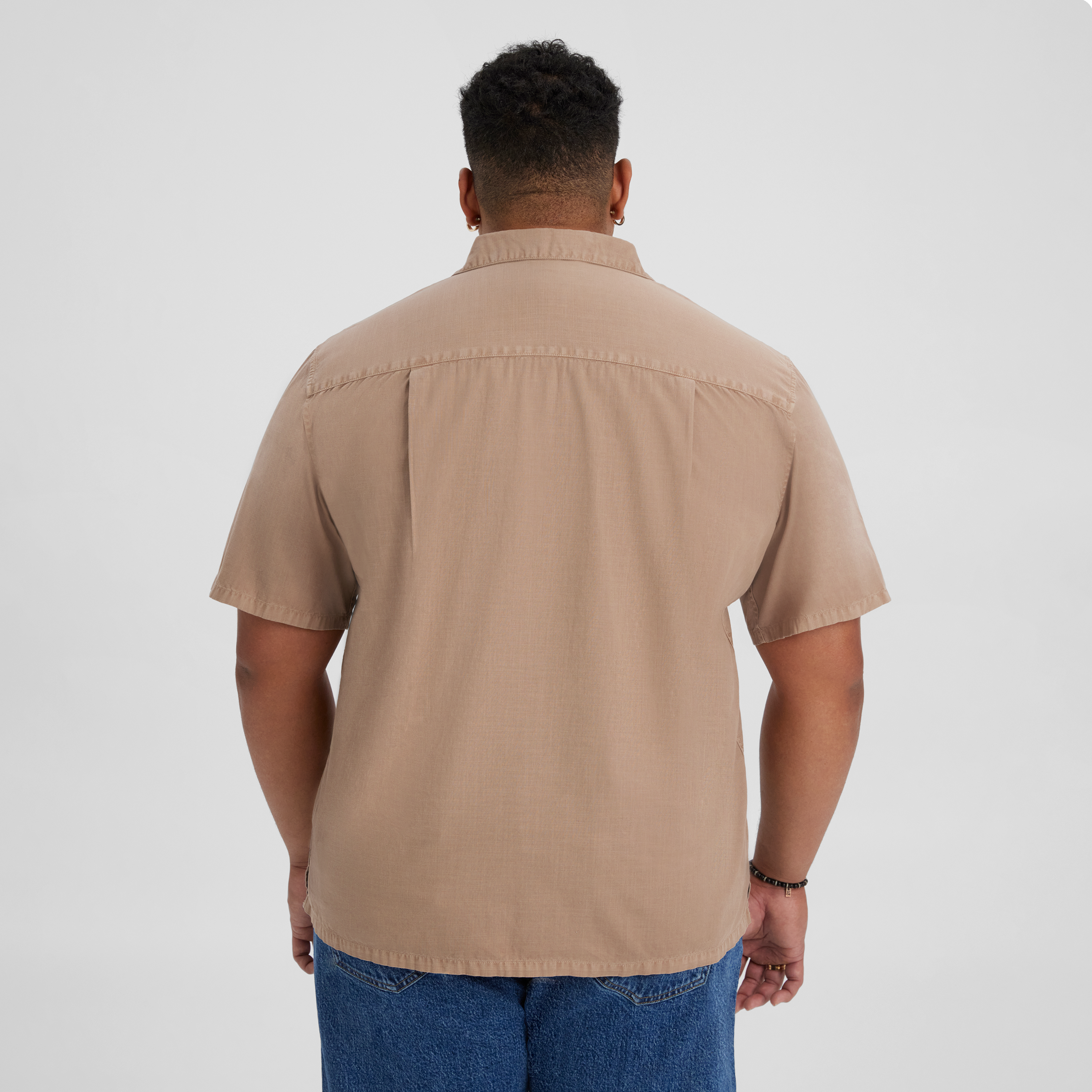 Washed Clay Valencia Boxy Fit Shirt