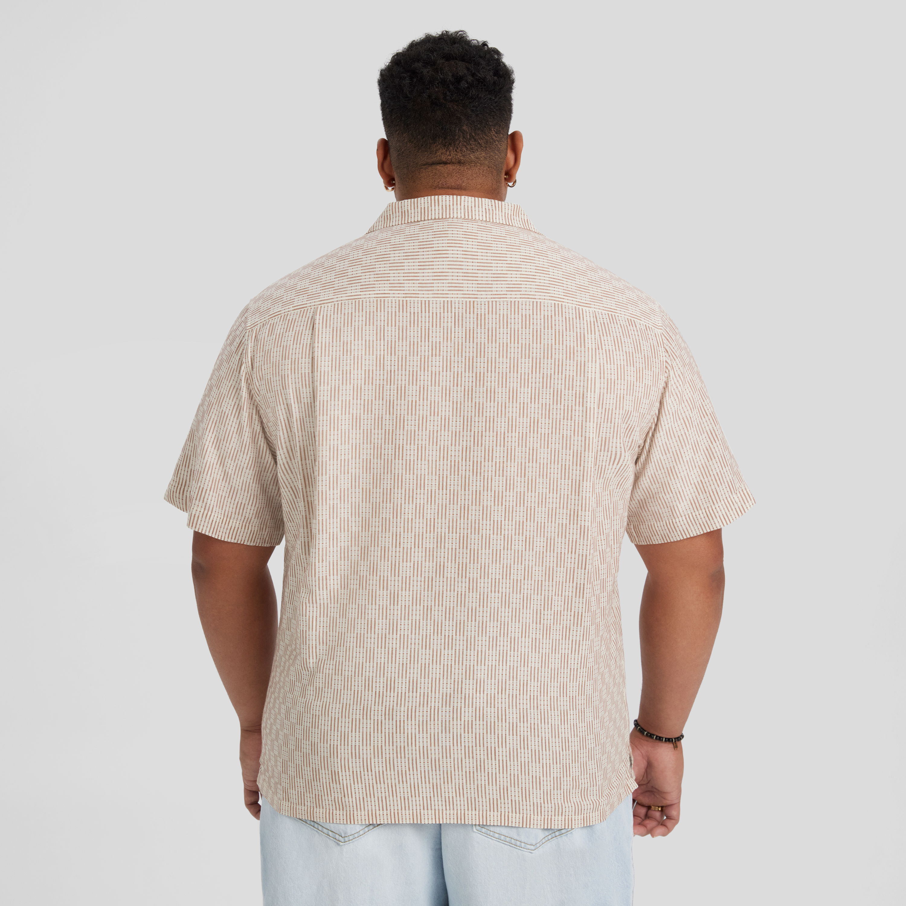 Ecru Tangier Boxy Fit Shirt