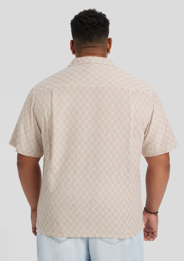Ecru Tangier Boxy Fit Shirt