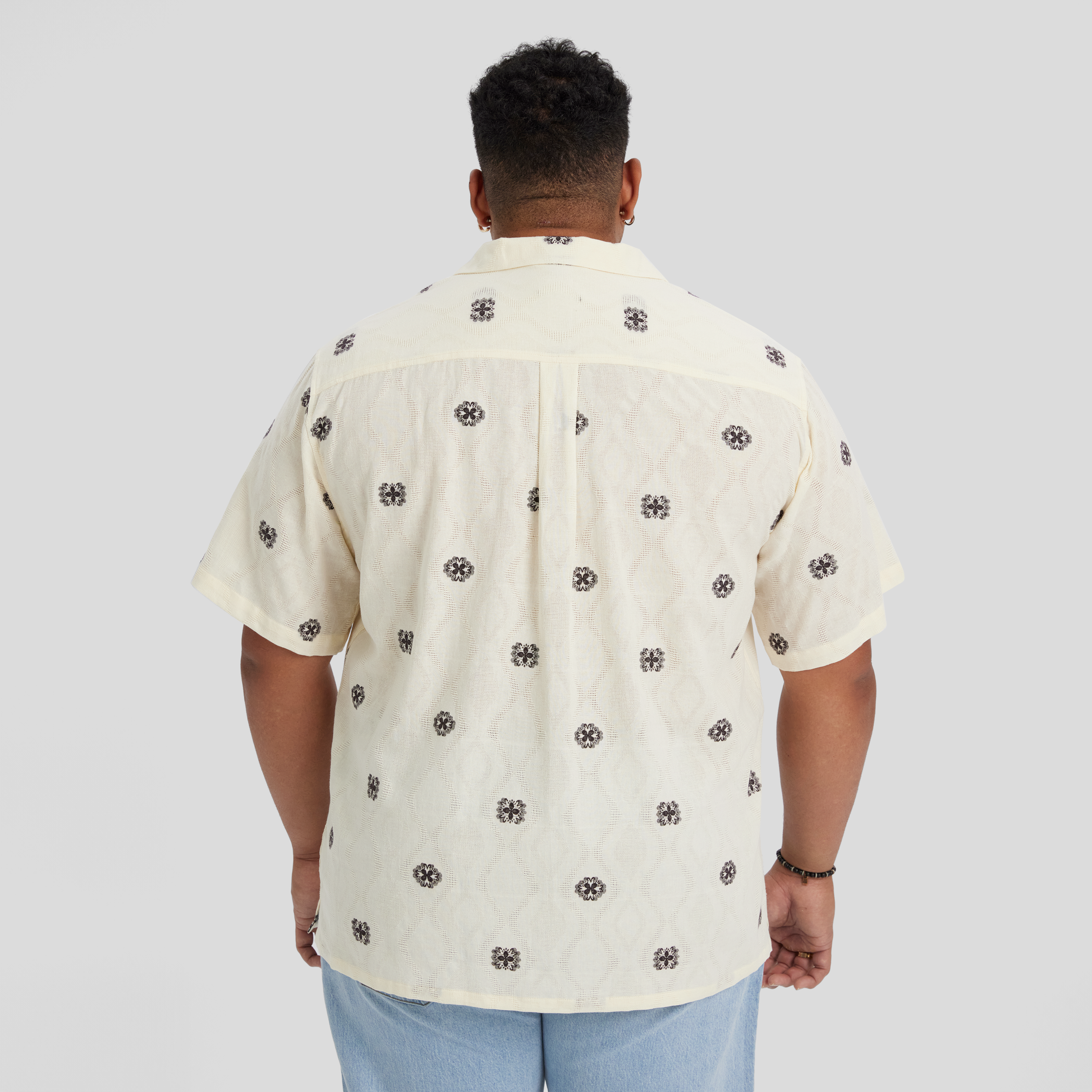Ecru Spice Road Relaxed Fit Shirt