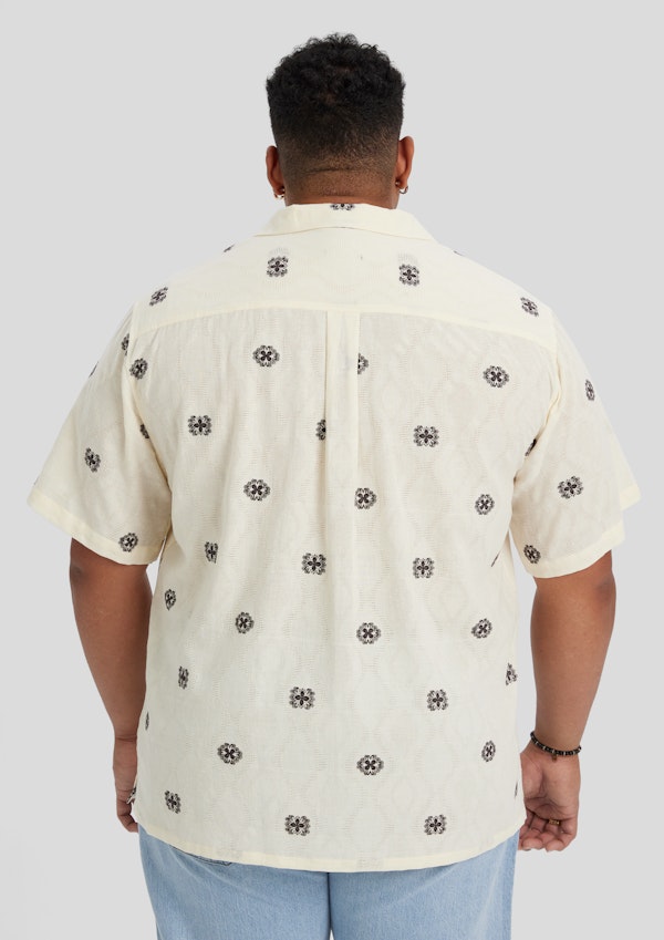 Ecru Spice Road Relaxed Fit Shirt