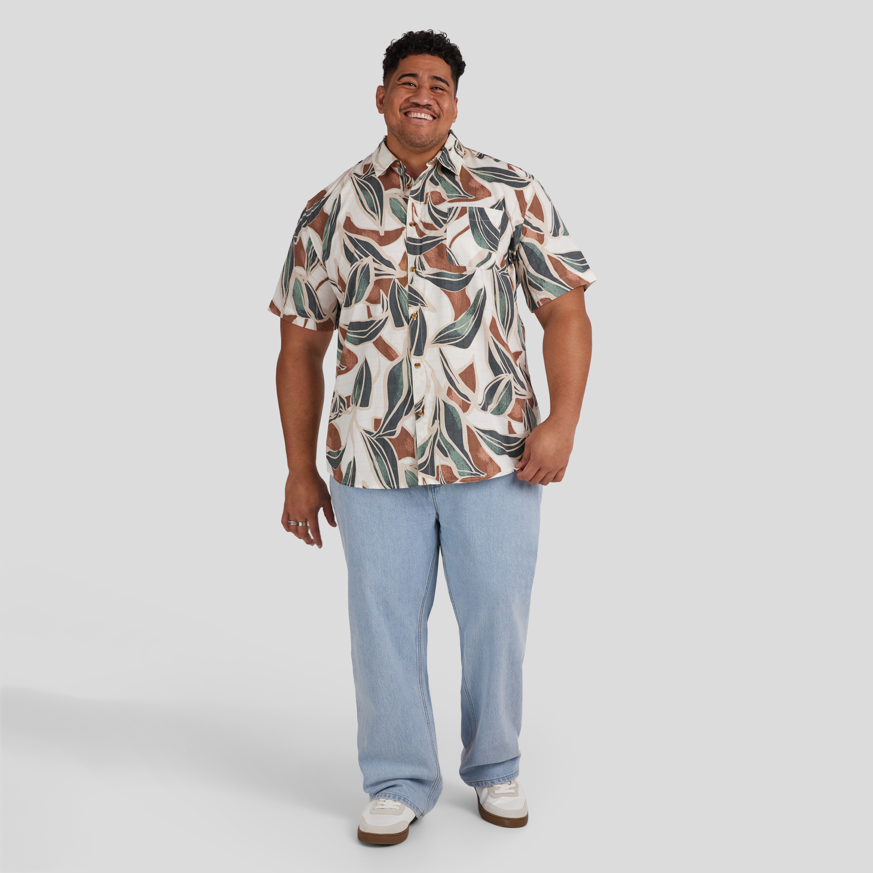 White Cannes Print Shirt