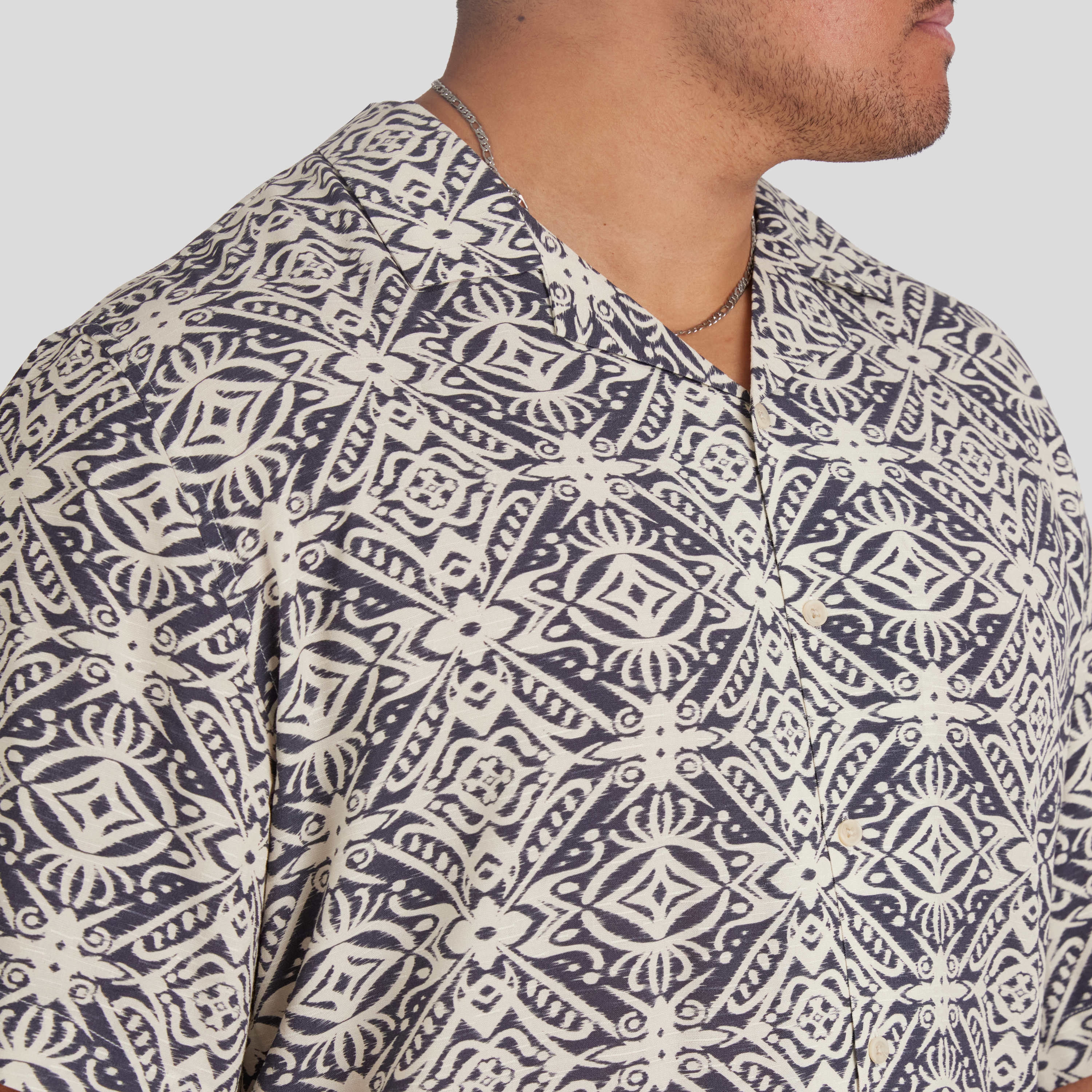 Steel Blue Amalfi Relaxed Fit Shirt