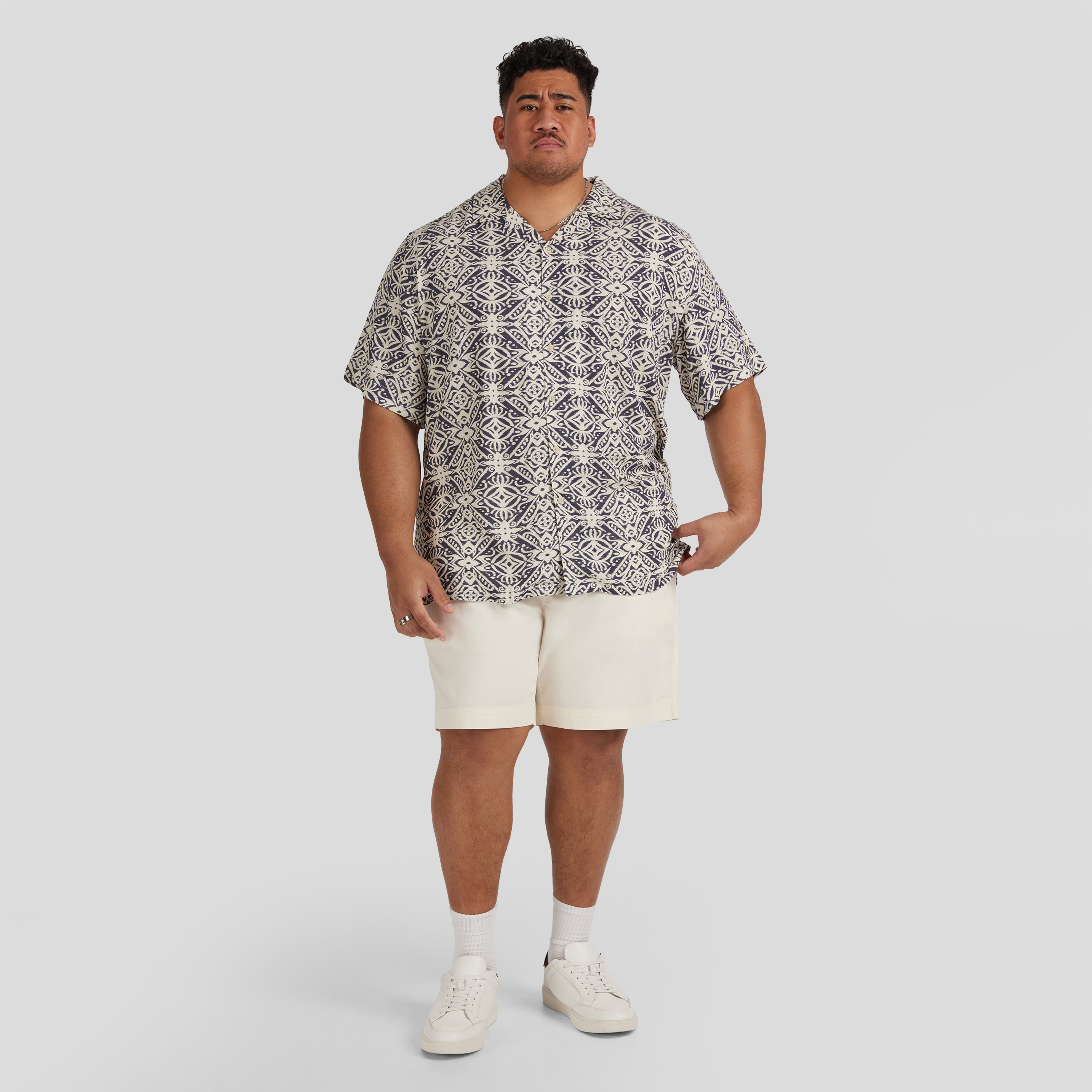 Steel Blue Amalfi Relaxed Fit Shirt