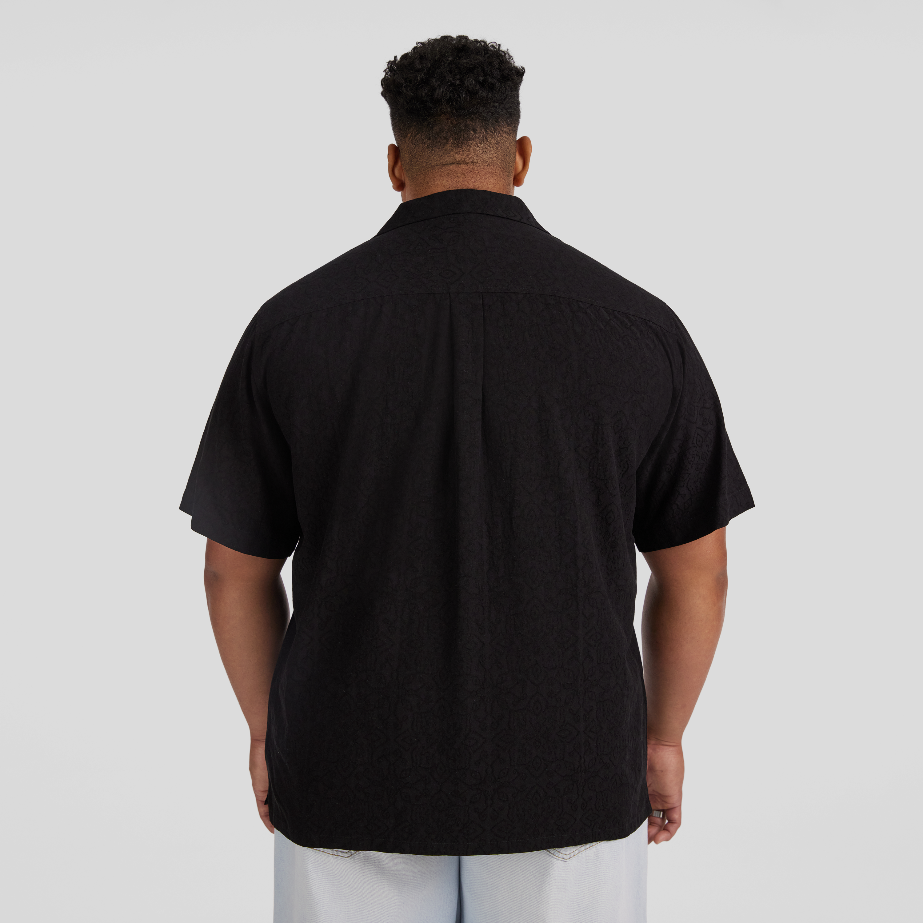 Black Crete Relaxed Fit Shirt