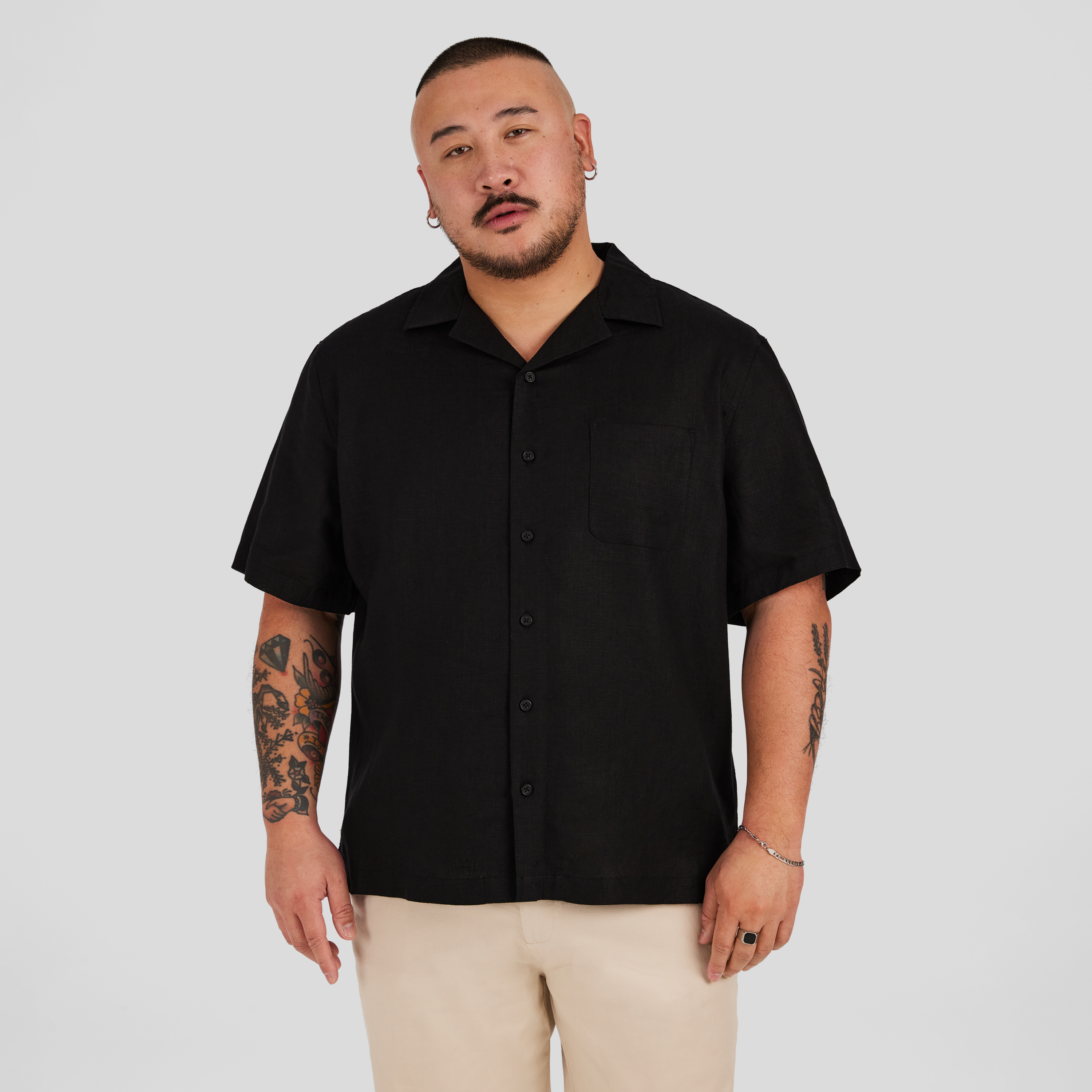 Luxe Linen Boxy Fit Shirt