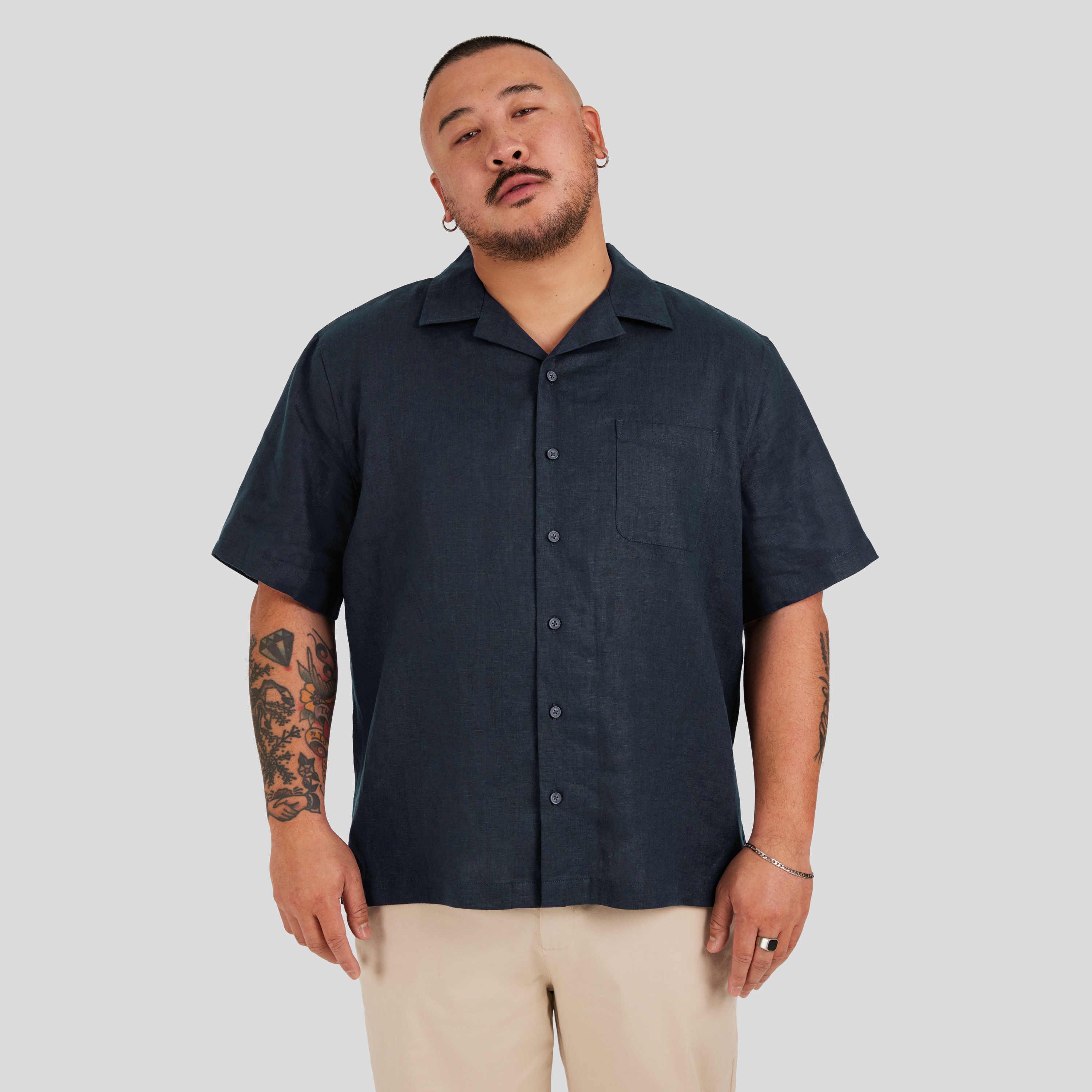 Luxe Linen Boxy Fit Shirt