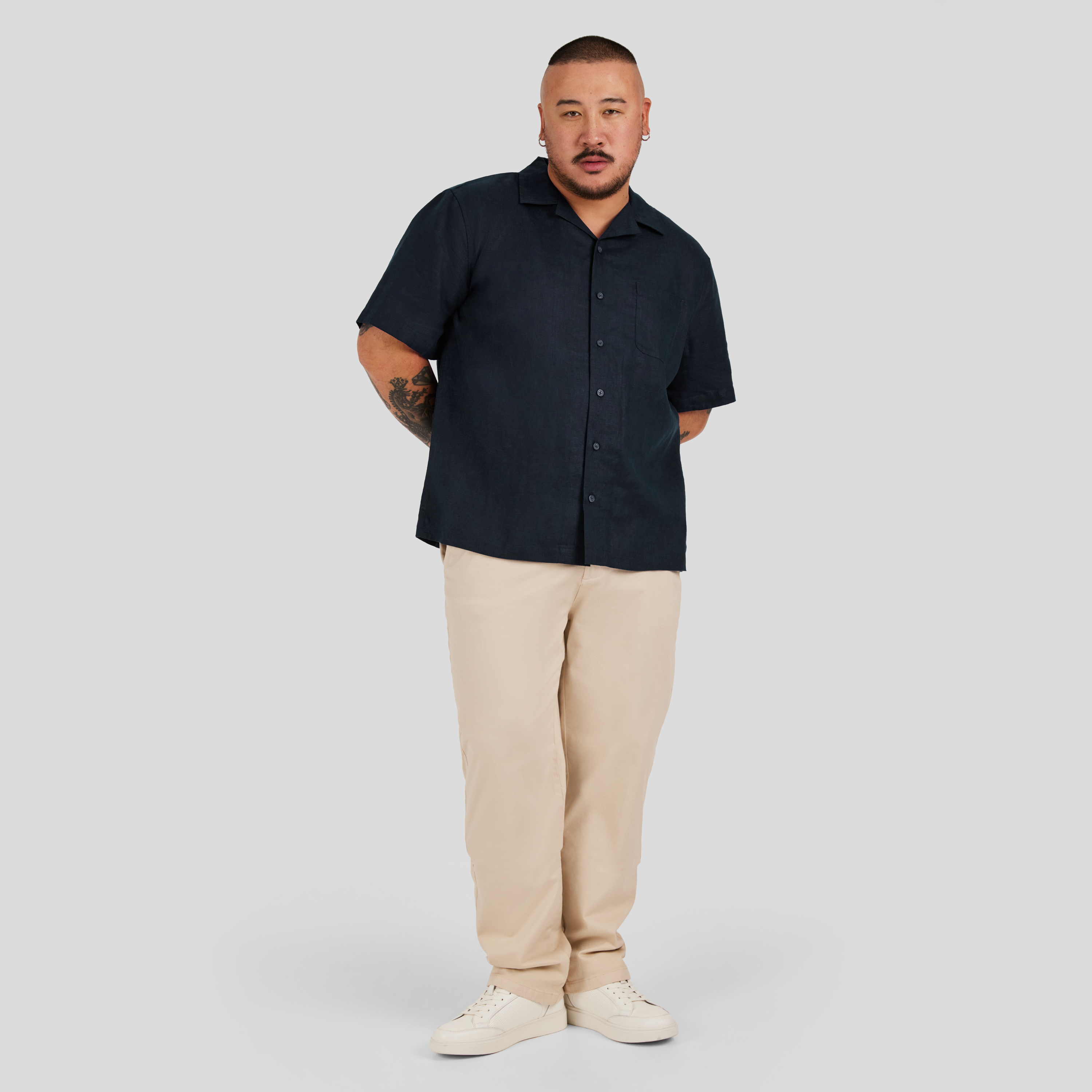 Luxe Linen Boxy Fit Shirt