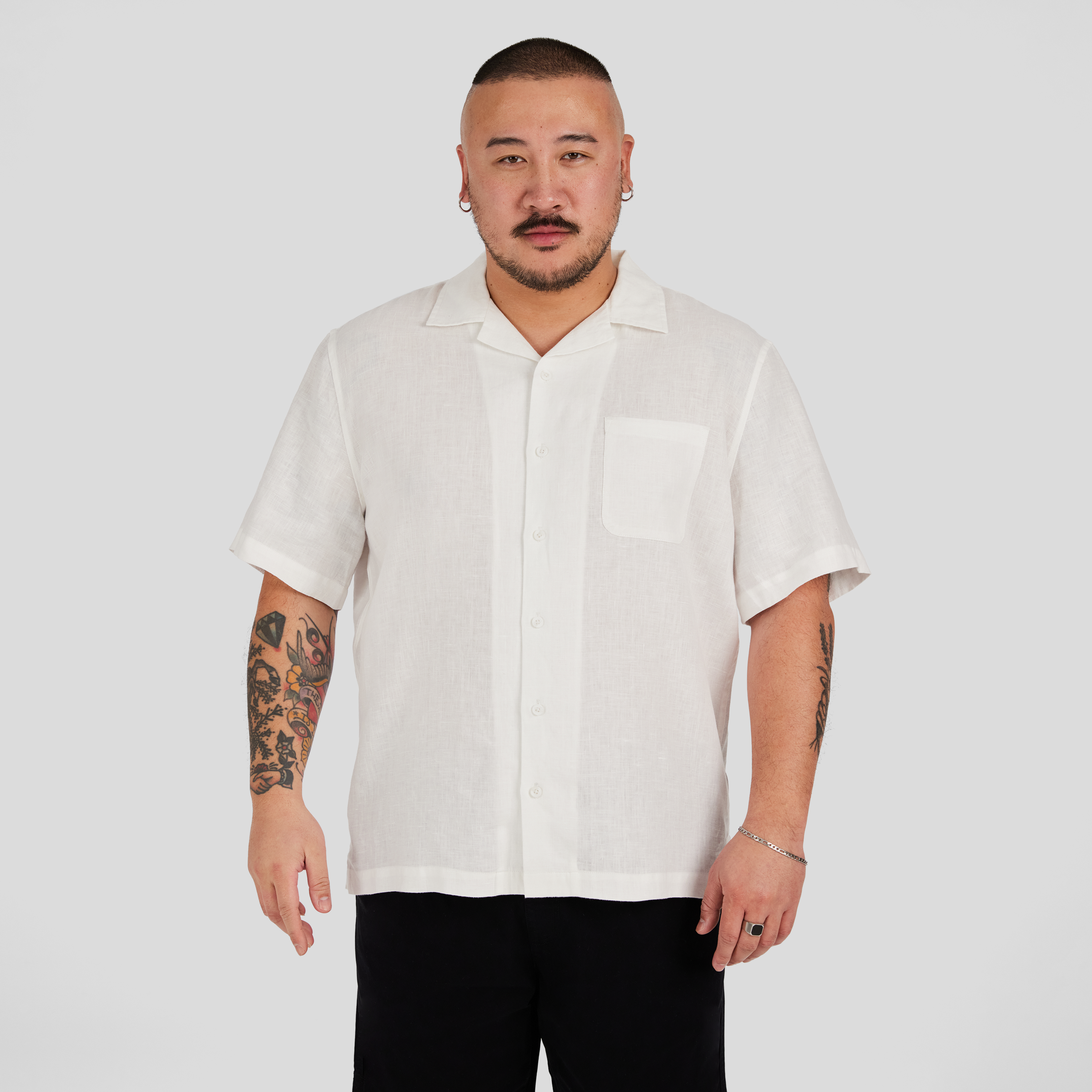 Luxe Linen Boxy Fit Shirt