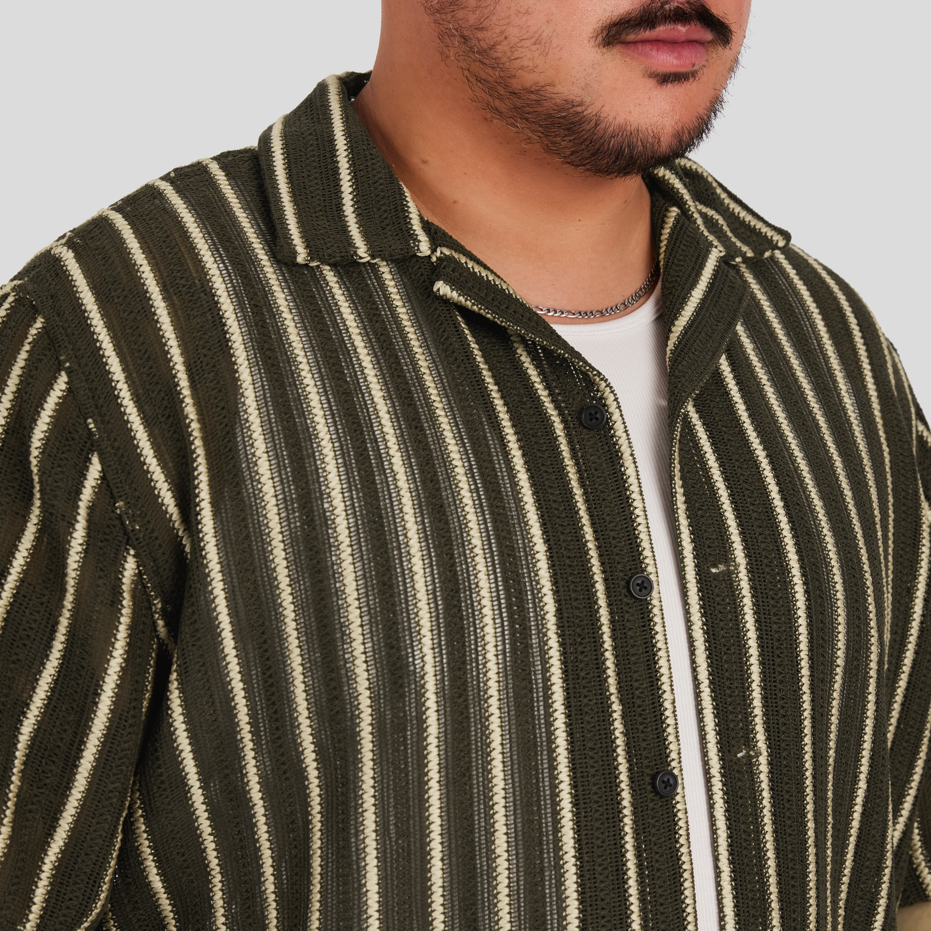 Jungle Stripe Relaxed Shirt