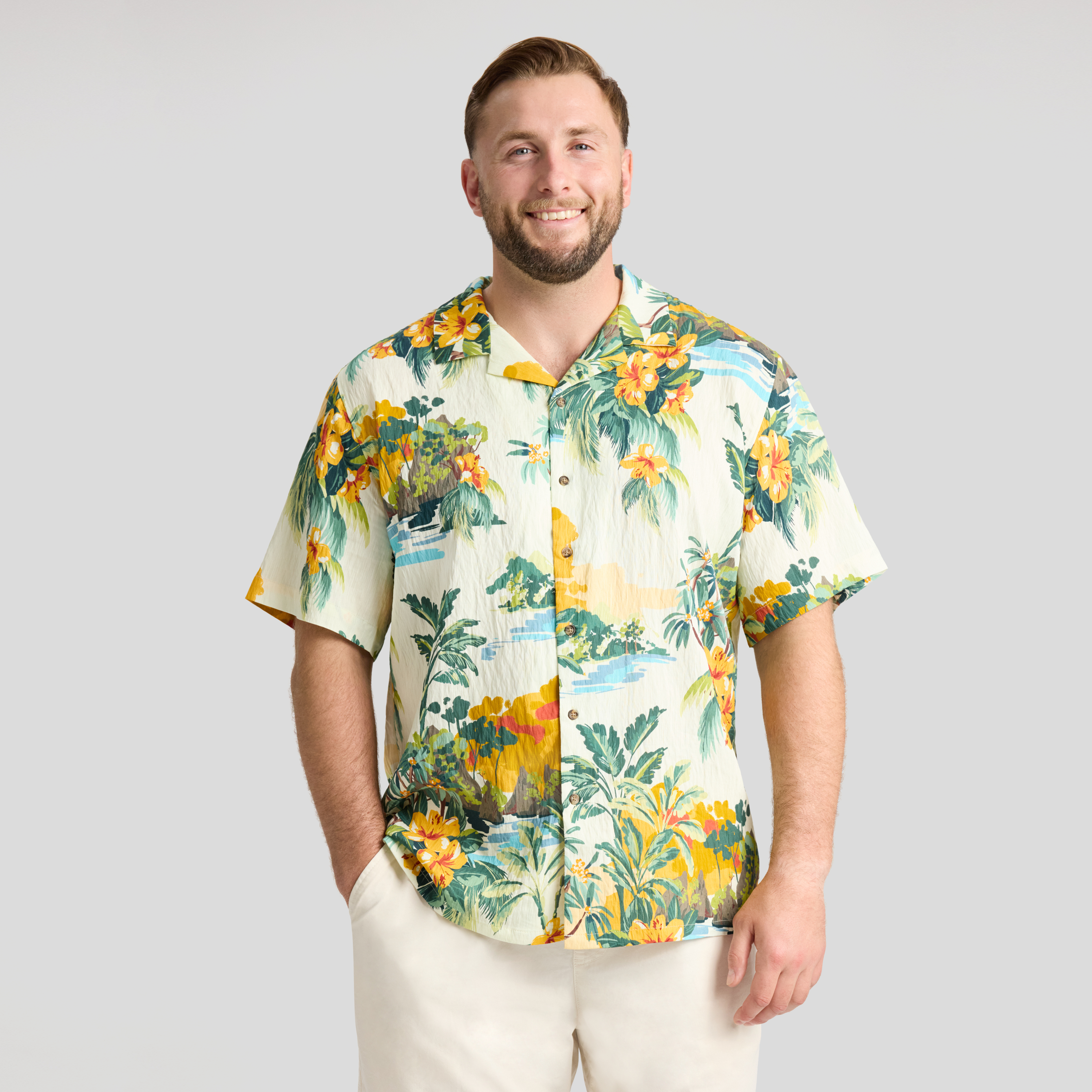 Paradise Palm Relaxed Shirt