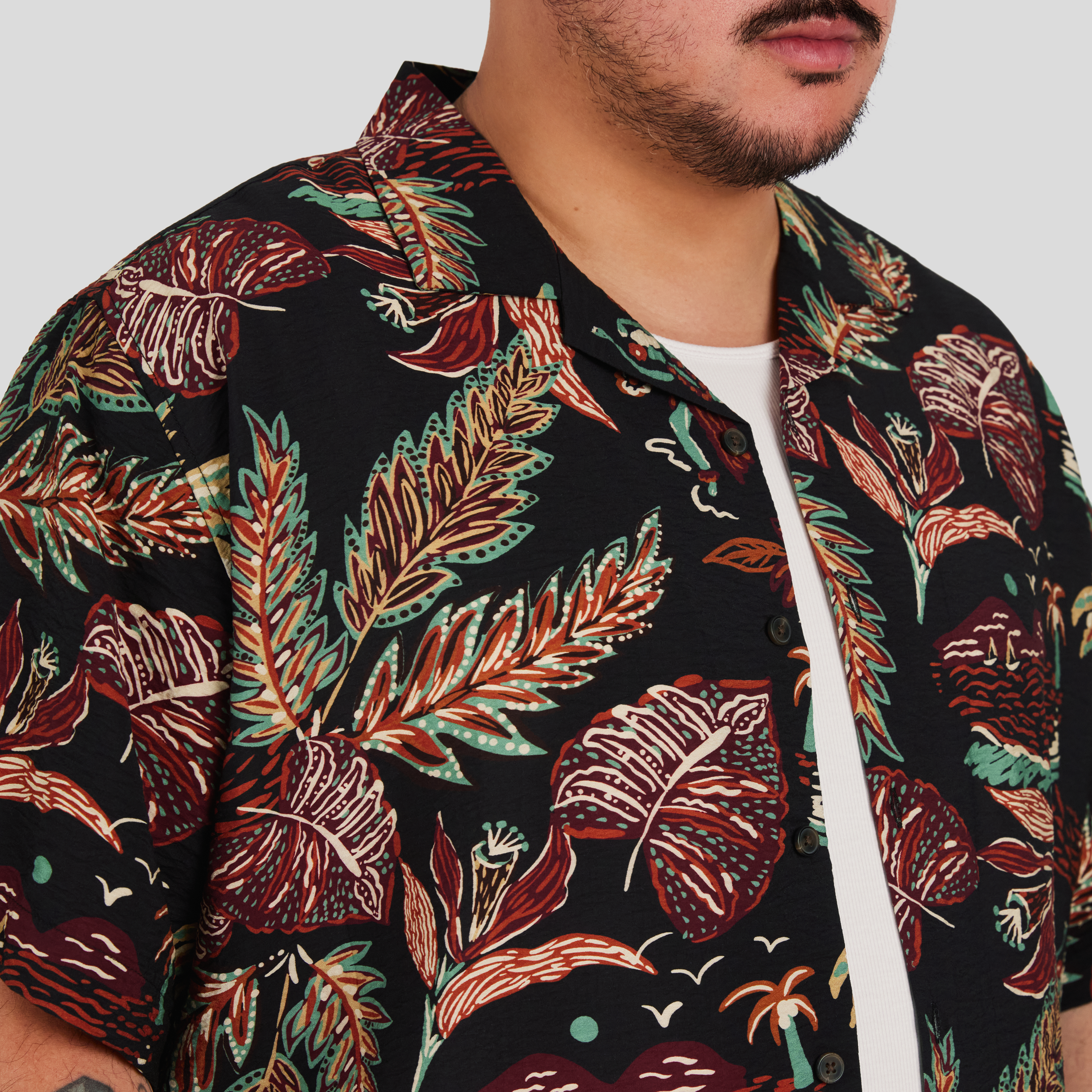Black Island Life Relaxed Shirt