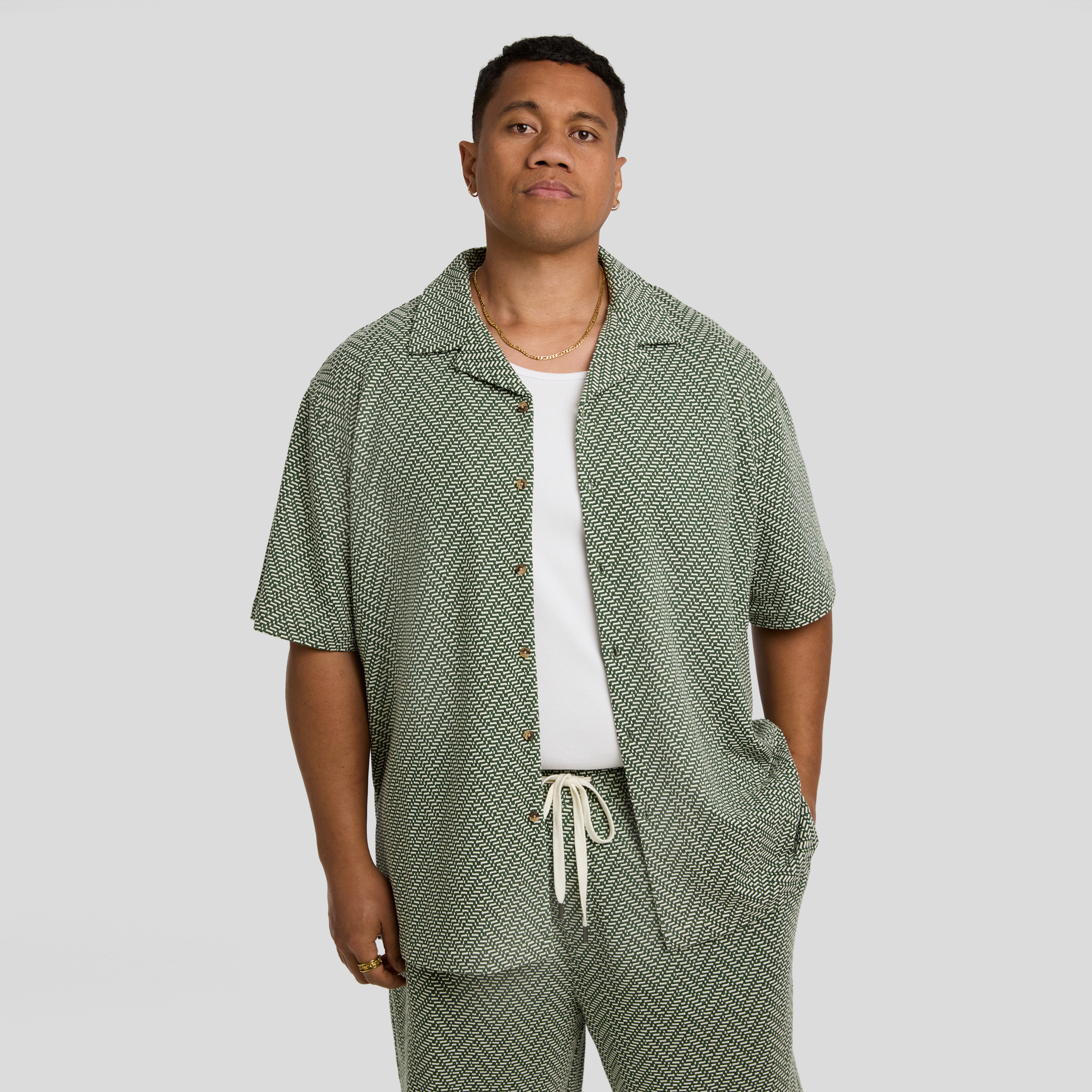 Ziggy Jacquard Relaxed Shirt