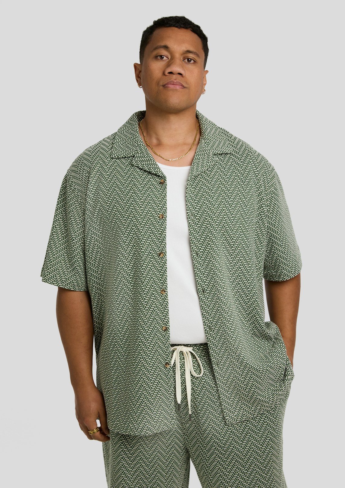 Ziggy Jacquard Relaxed Shirt