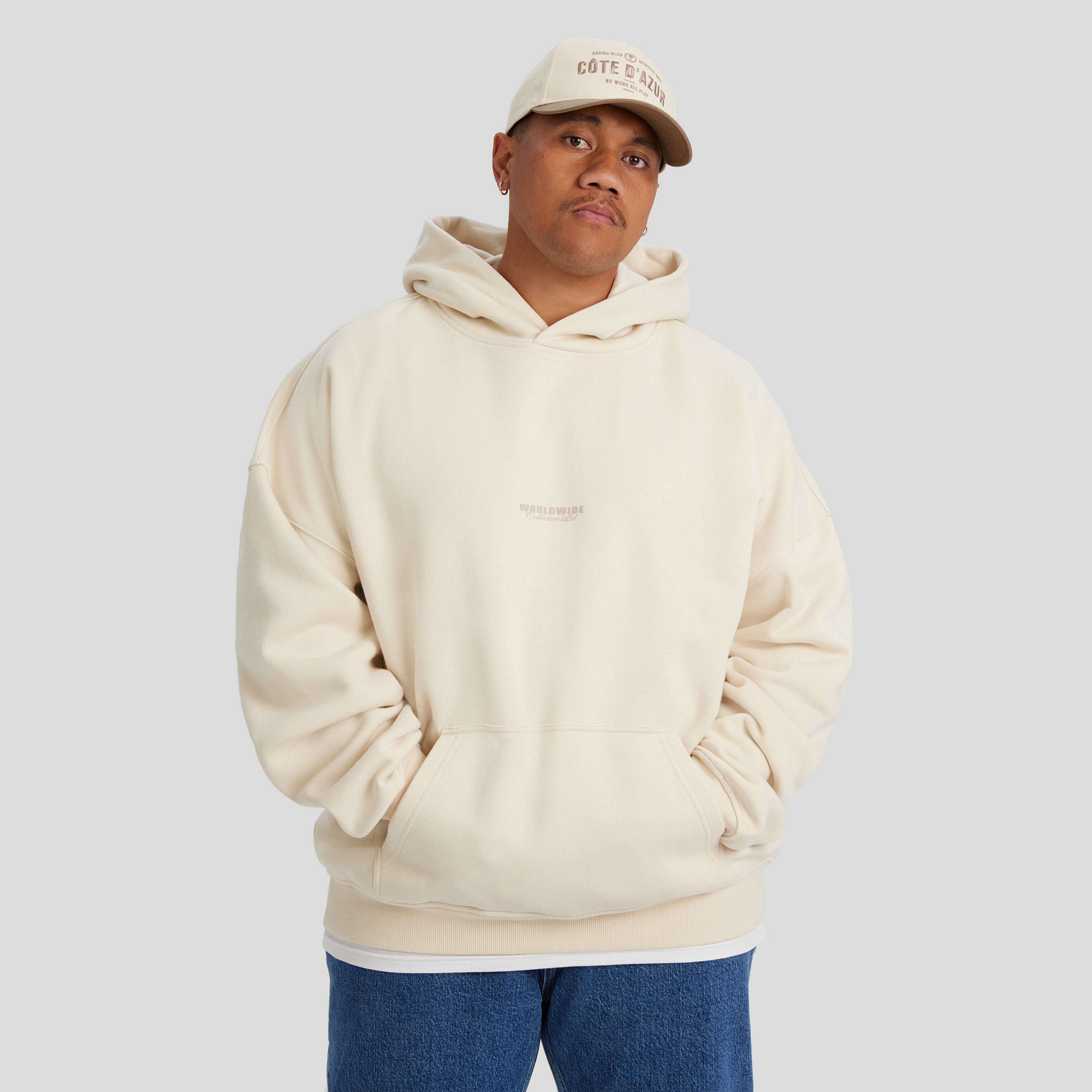 Relaxed Fit Worldwide Hoodie