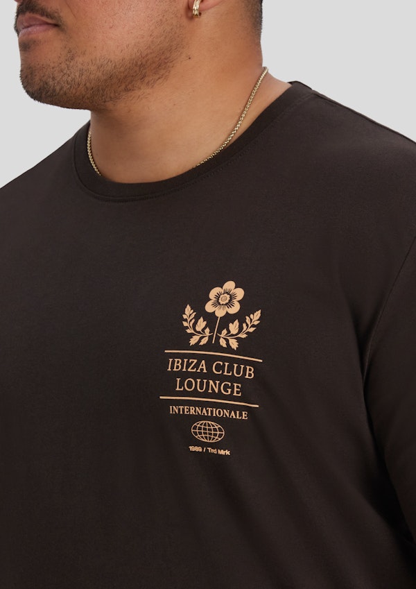 Chocolate Ibiza Longline Tee