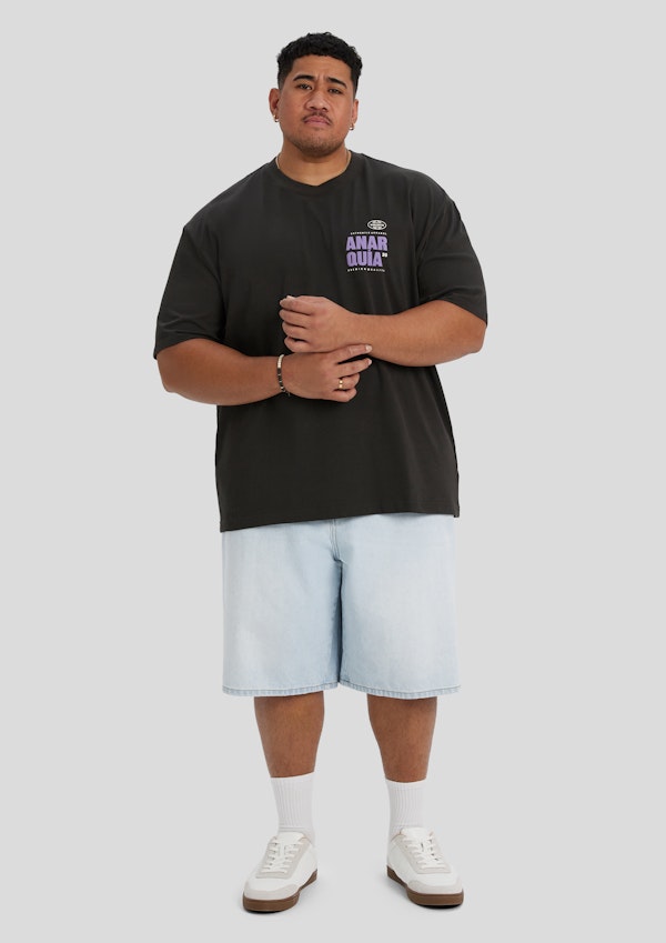 Charcoal Anarchy Relaxed Fit Tee