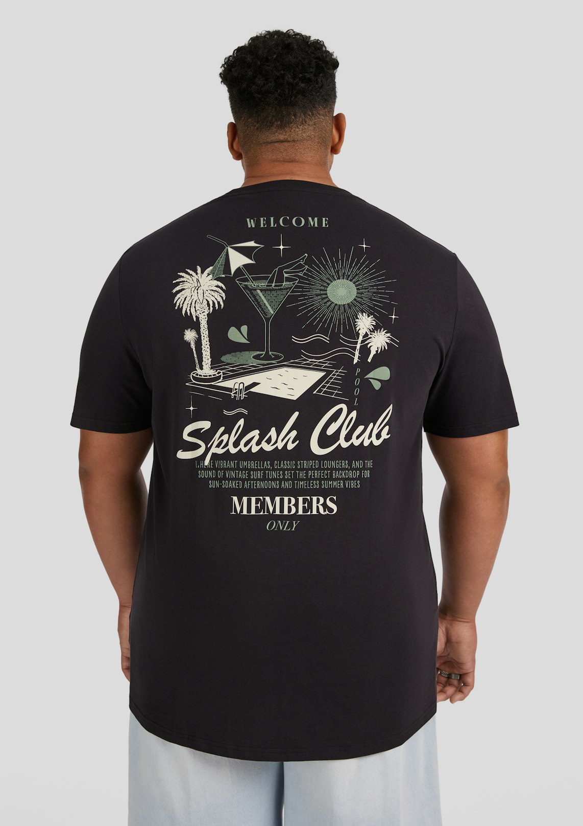 Splash Club Longline Tee