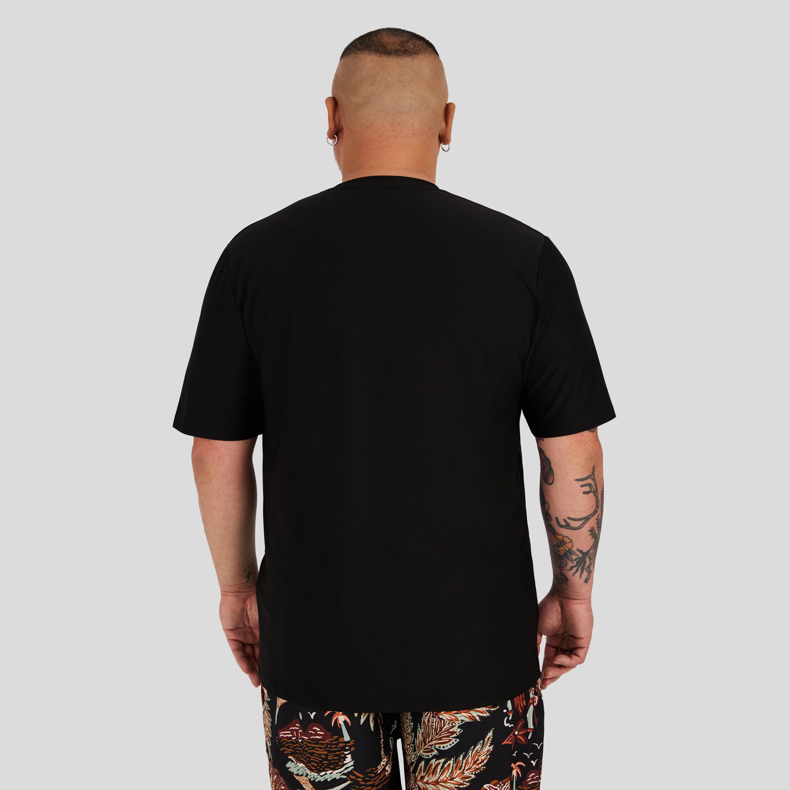 Black Swim Surf Tee