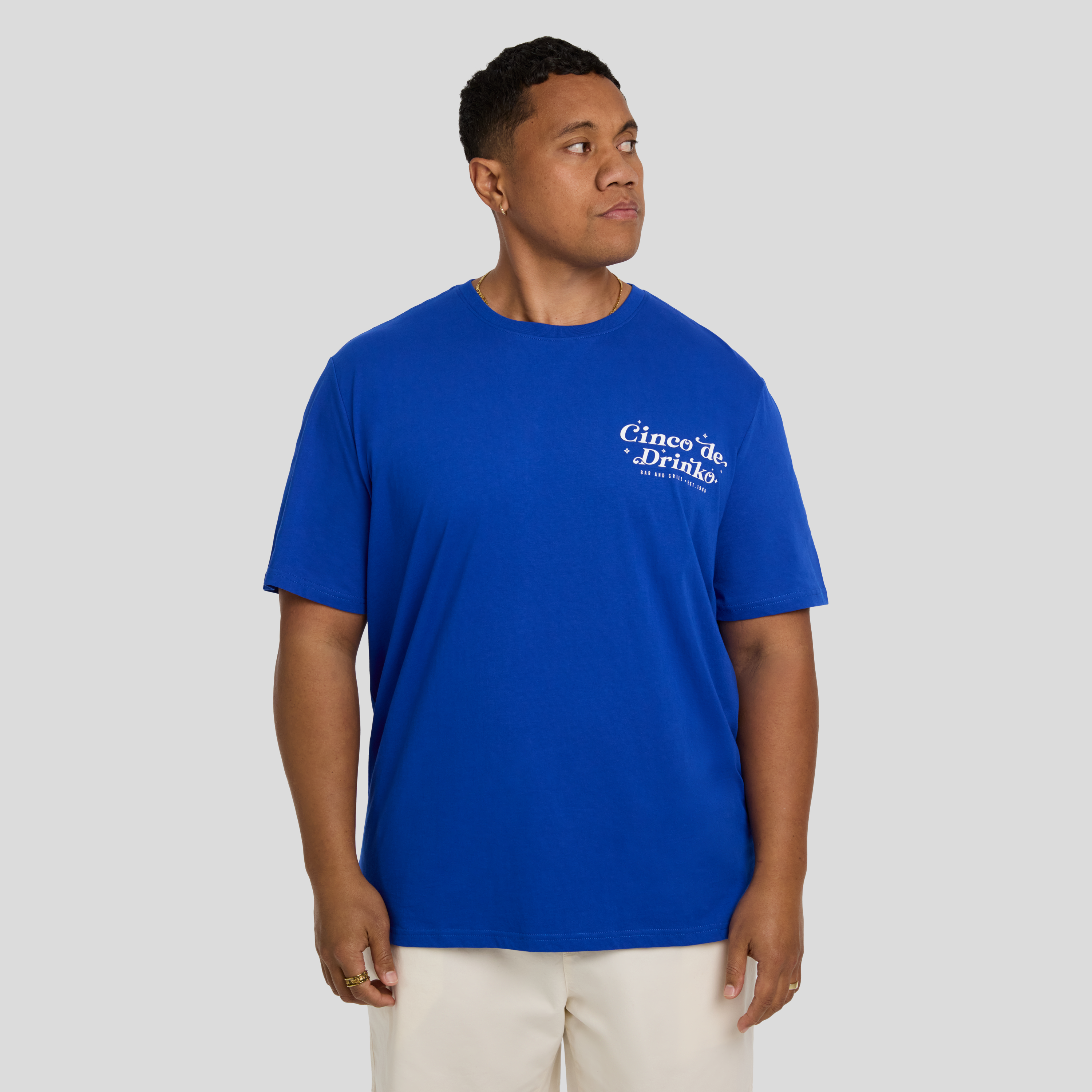 Cobalt Cinco De Drinko Crew Neck Tee