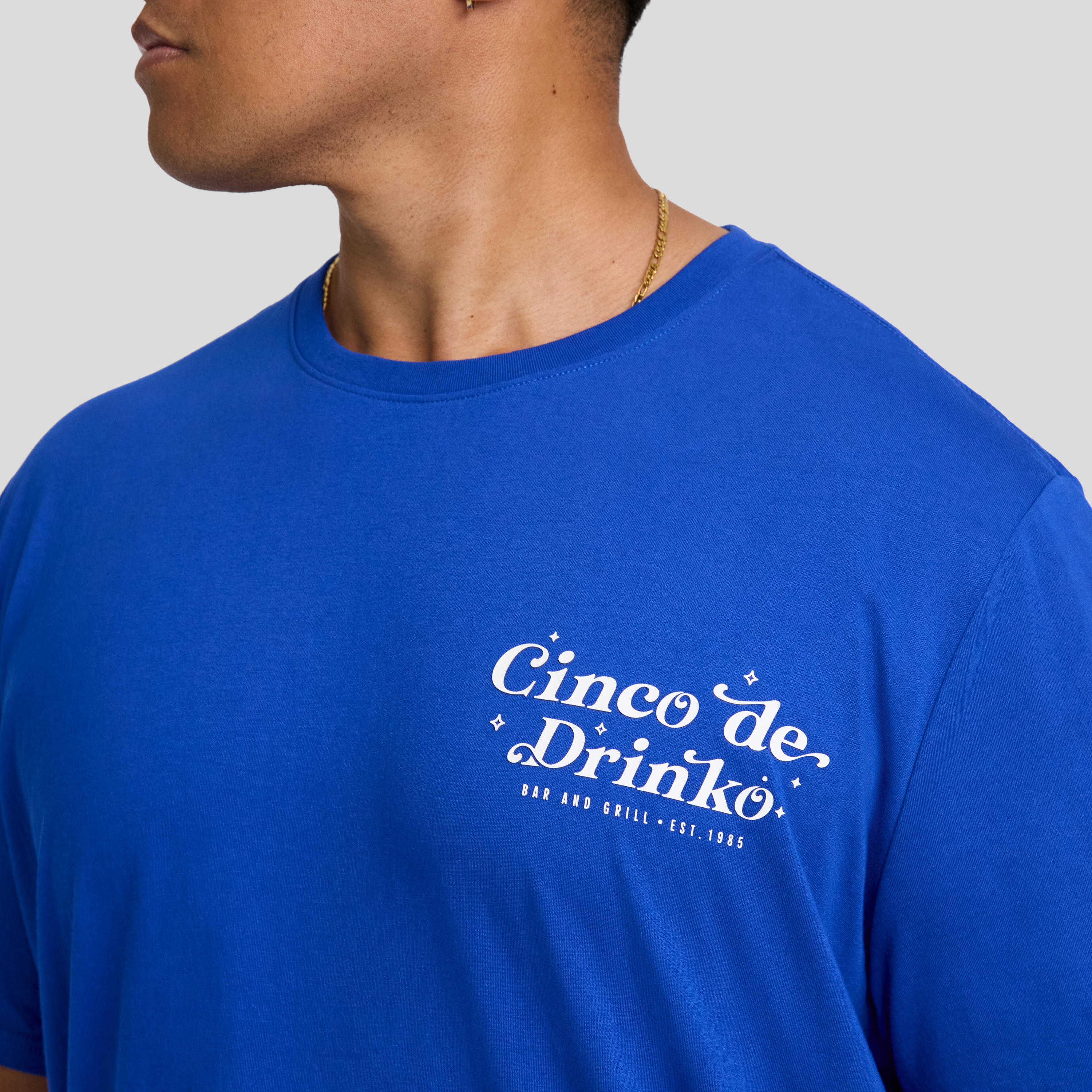 Cobalt Cinco De Drinko Crew Neck Tee