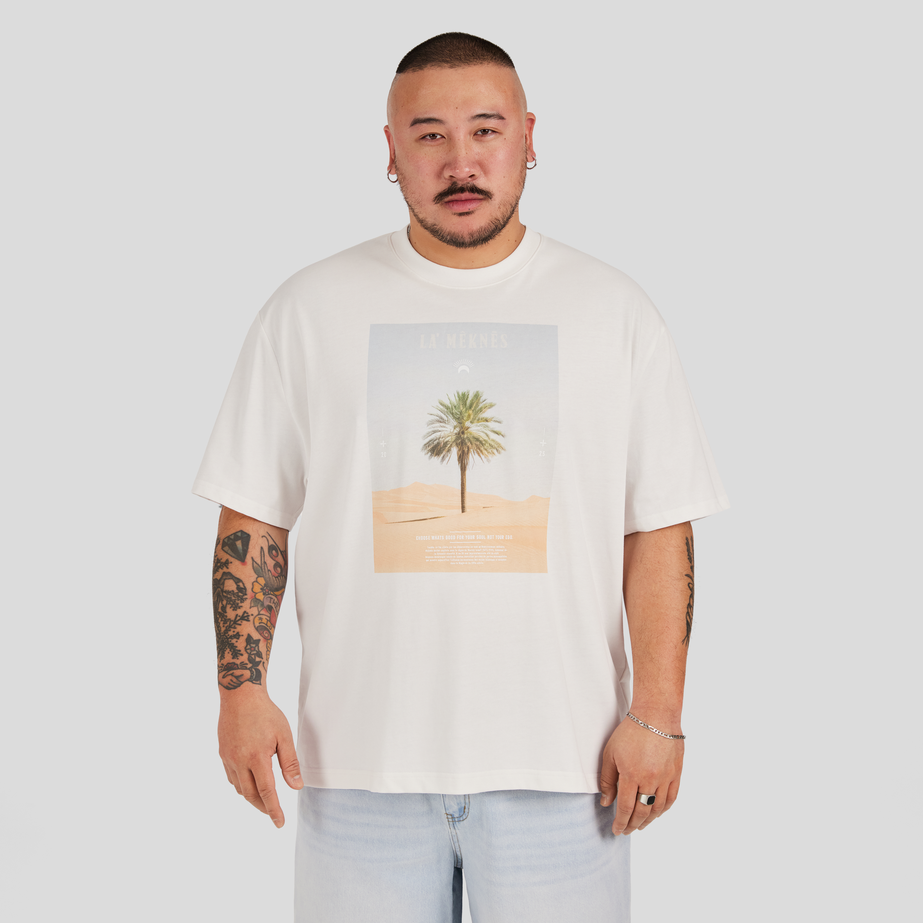 Oasis Palm Relaxed Tee