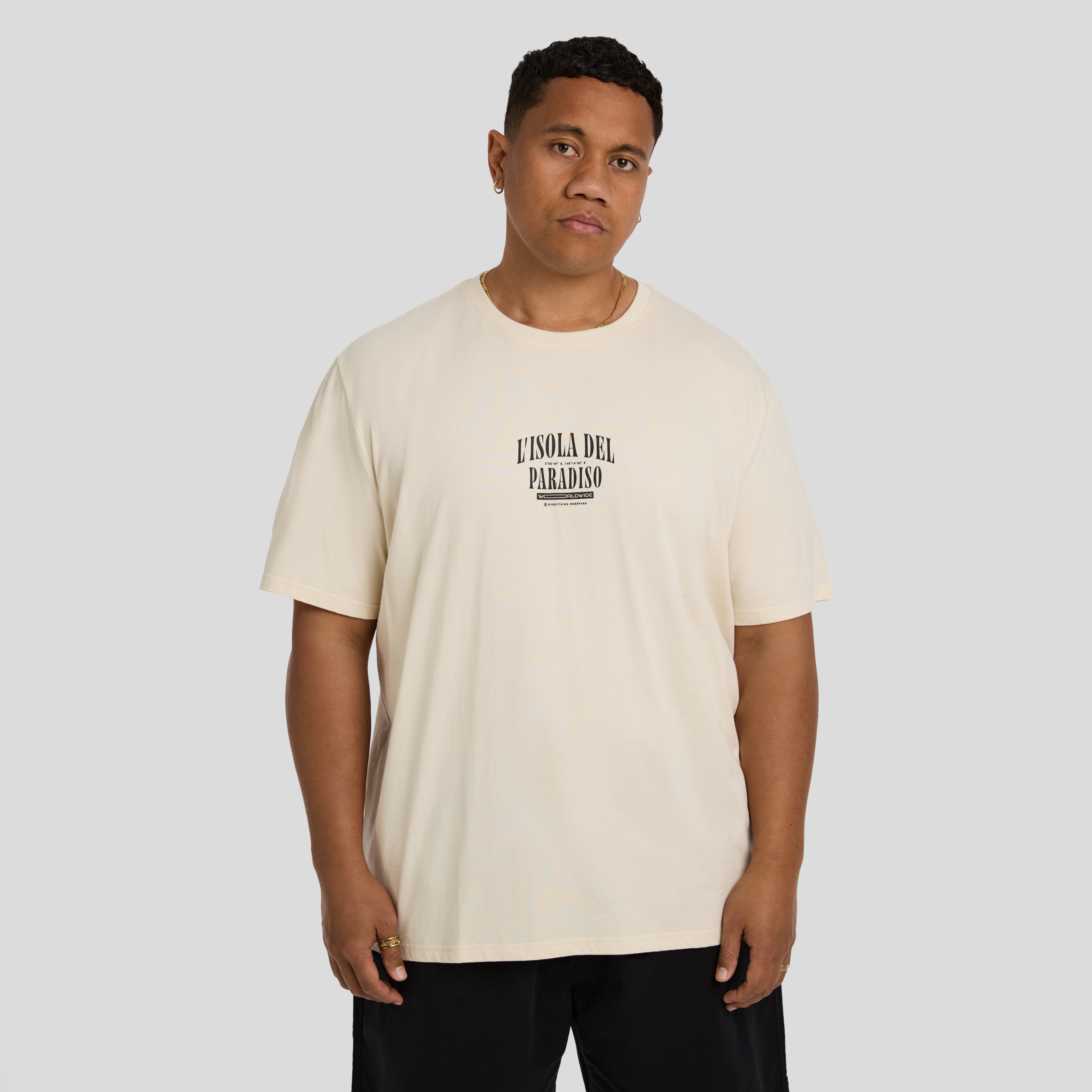 Chalk Paradiso Crew Neck Tee