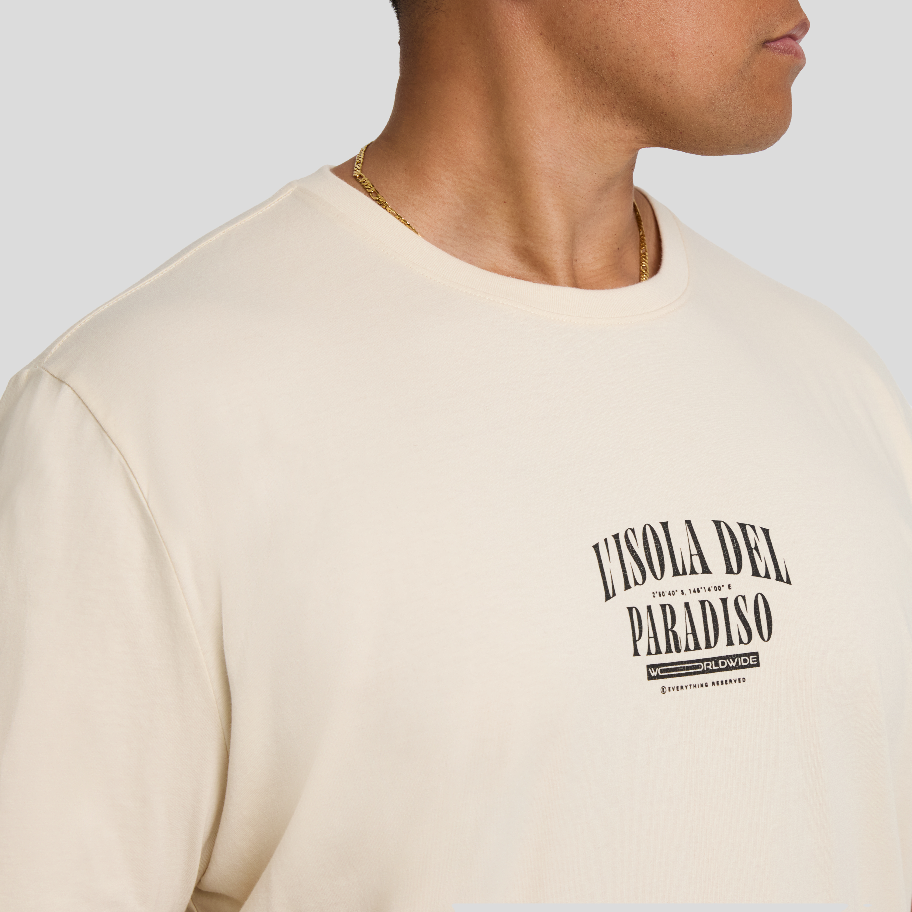 Chalk Paradiso Crew Neck Tee