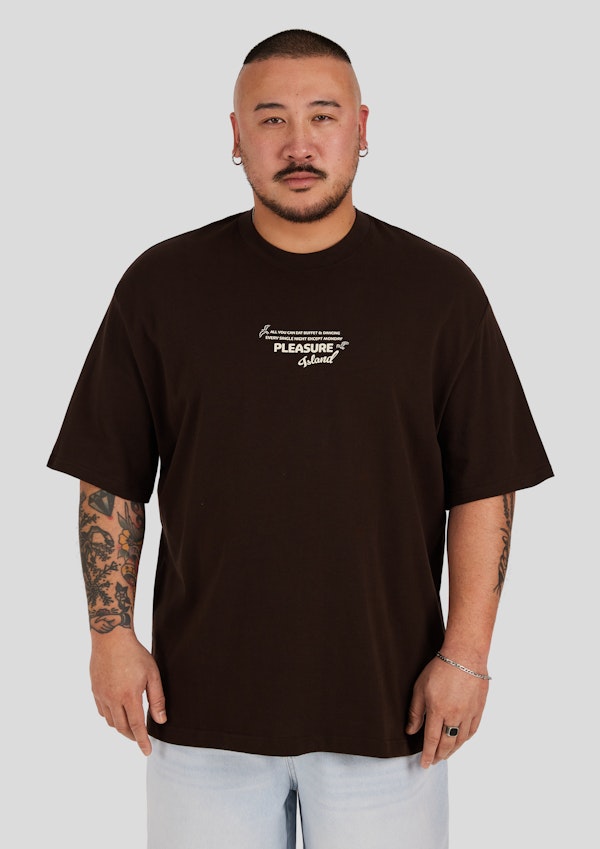 Chocolate Pleasure Island Relaxed Tee