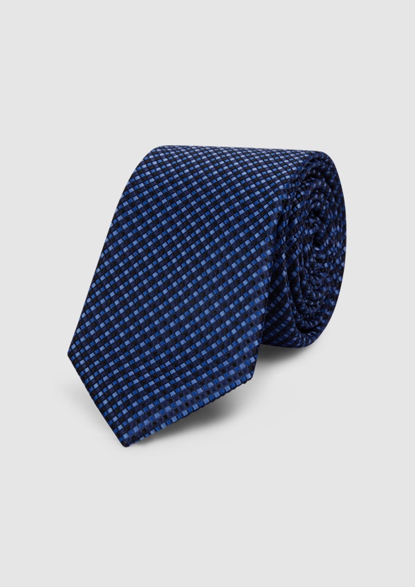 Gingham Jacquard Tie