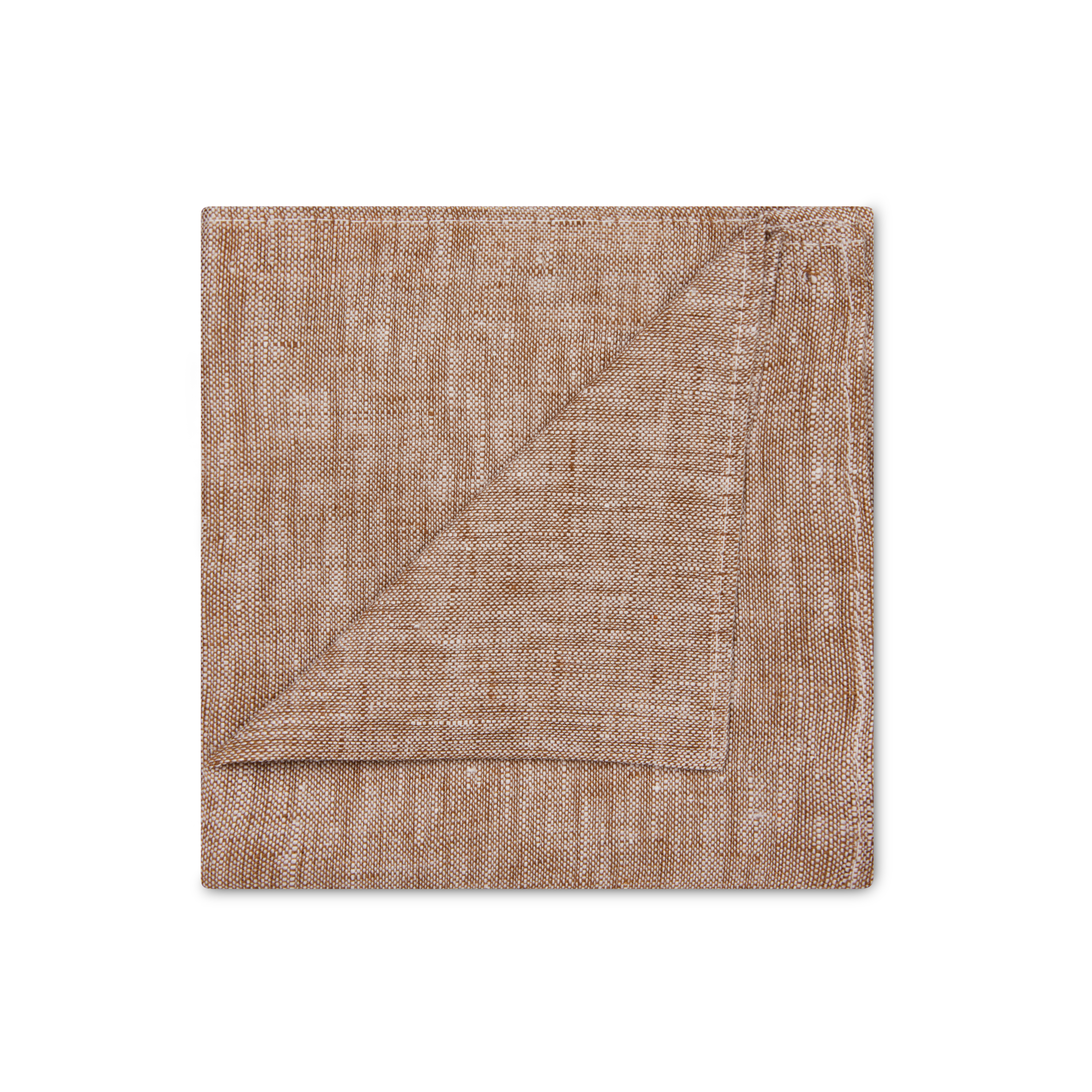 Natural Pure Linen Pocket Square