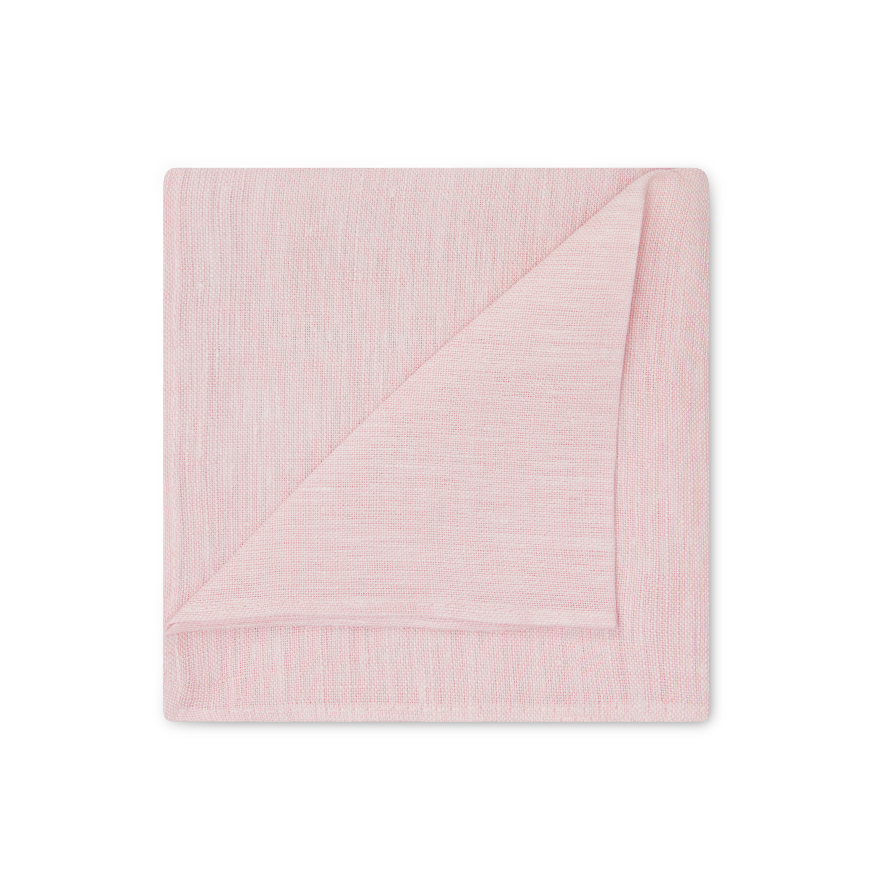 Pink Pure Linen Pocket Square
