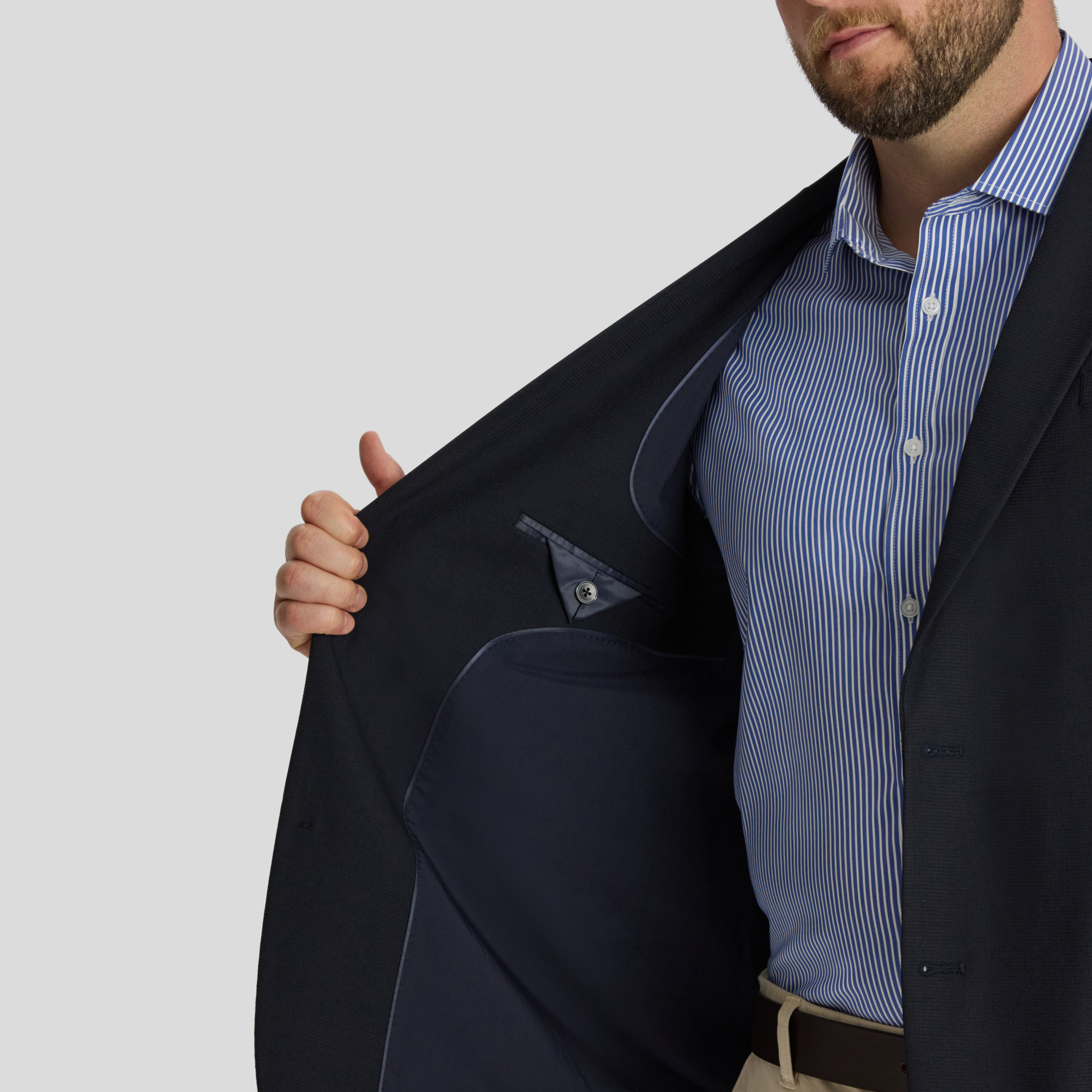 Navy Harvey Commuter Blazer