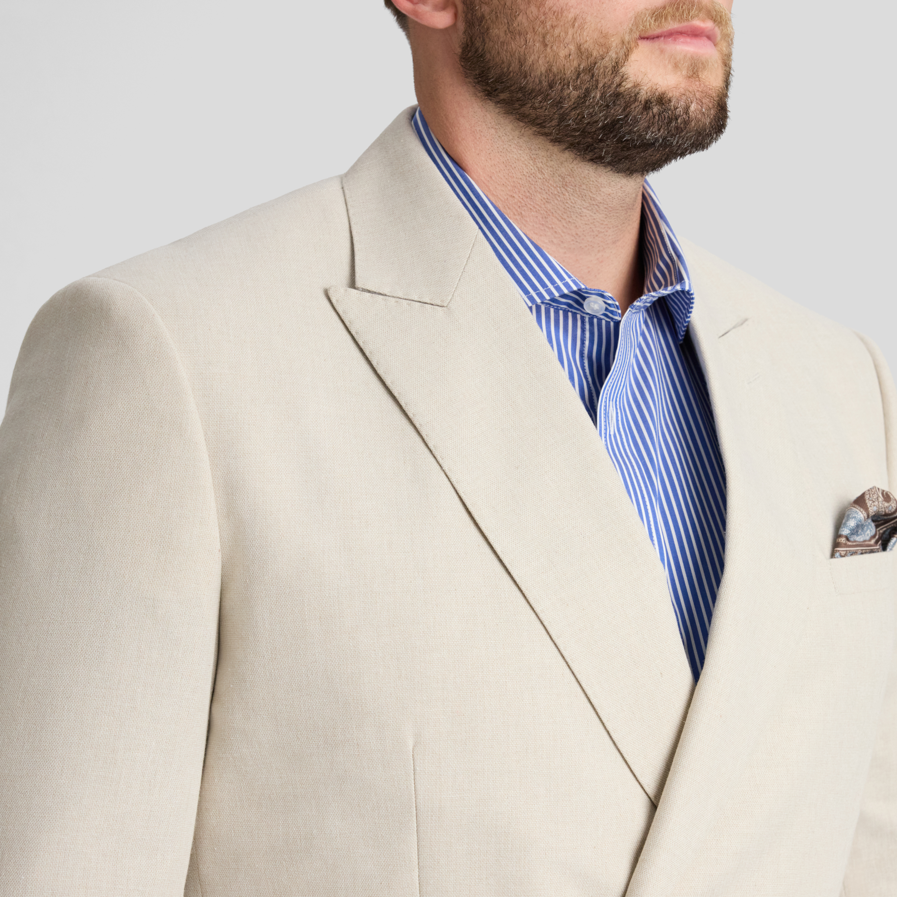 Champagne Kent Double Breast Blazer