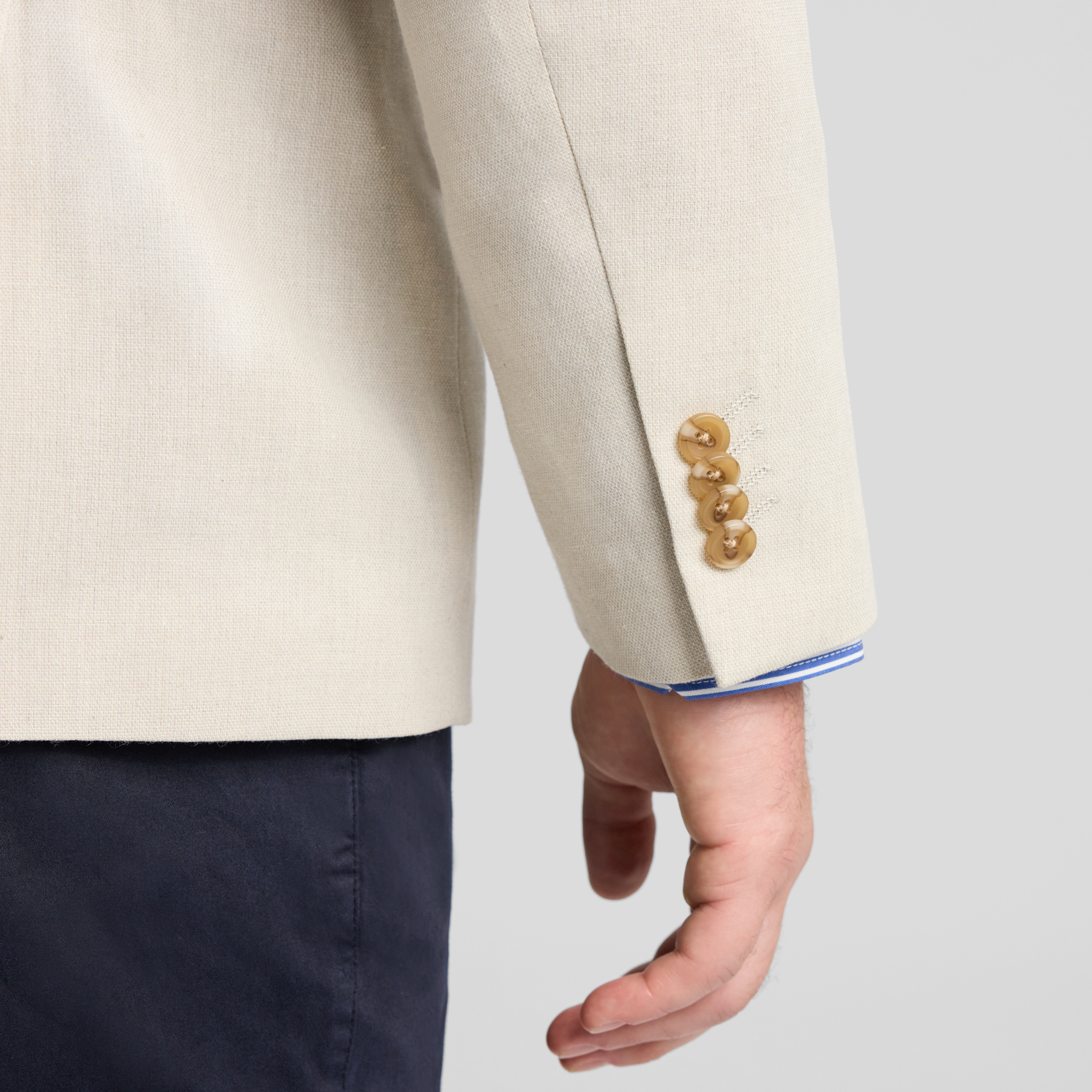 Champagne Kent Double Breast Blazer