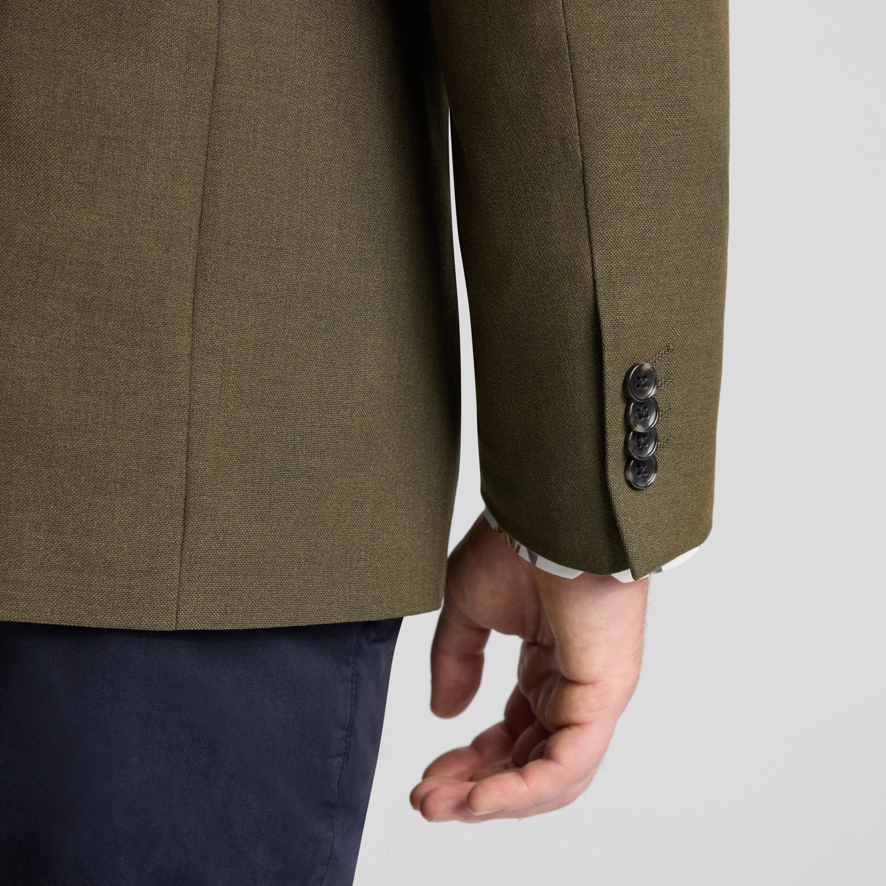 Khaki Ryan Stretch Blazer