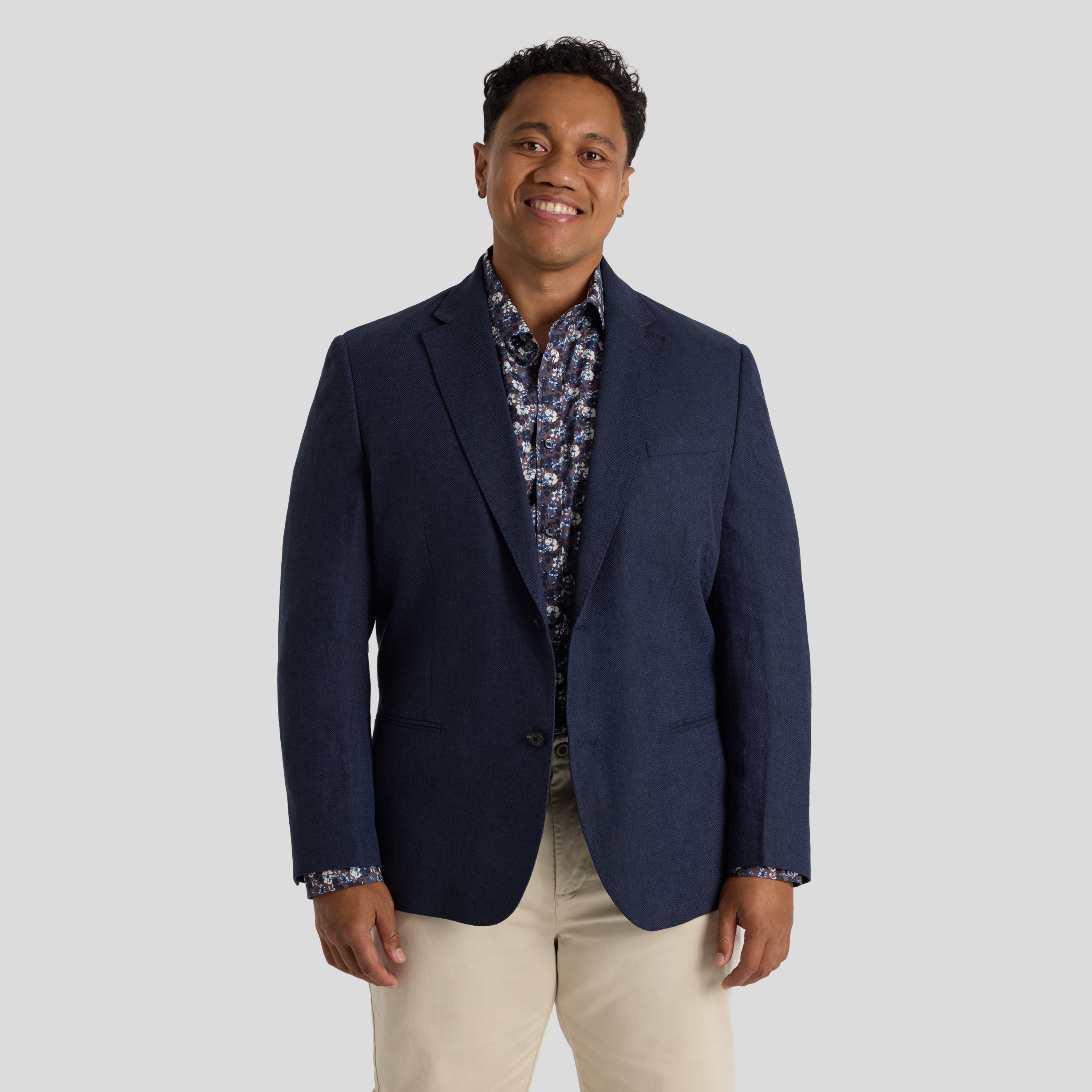 Theo Herringbone Blazer